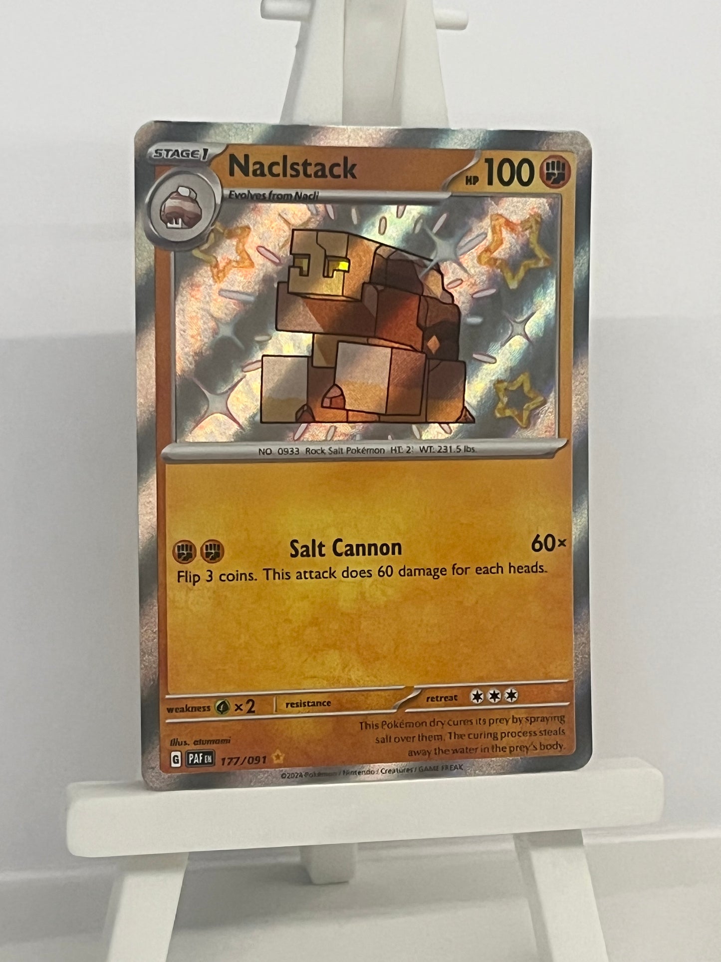 Pokémon TCG - Naclstack 177/091 PAF Paldean Fates - English