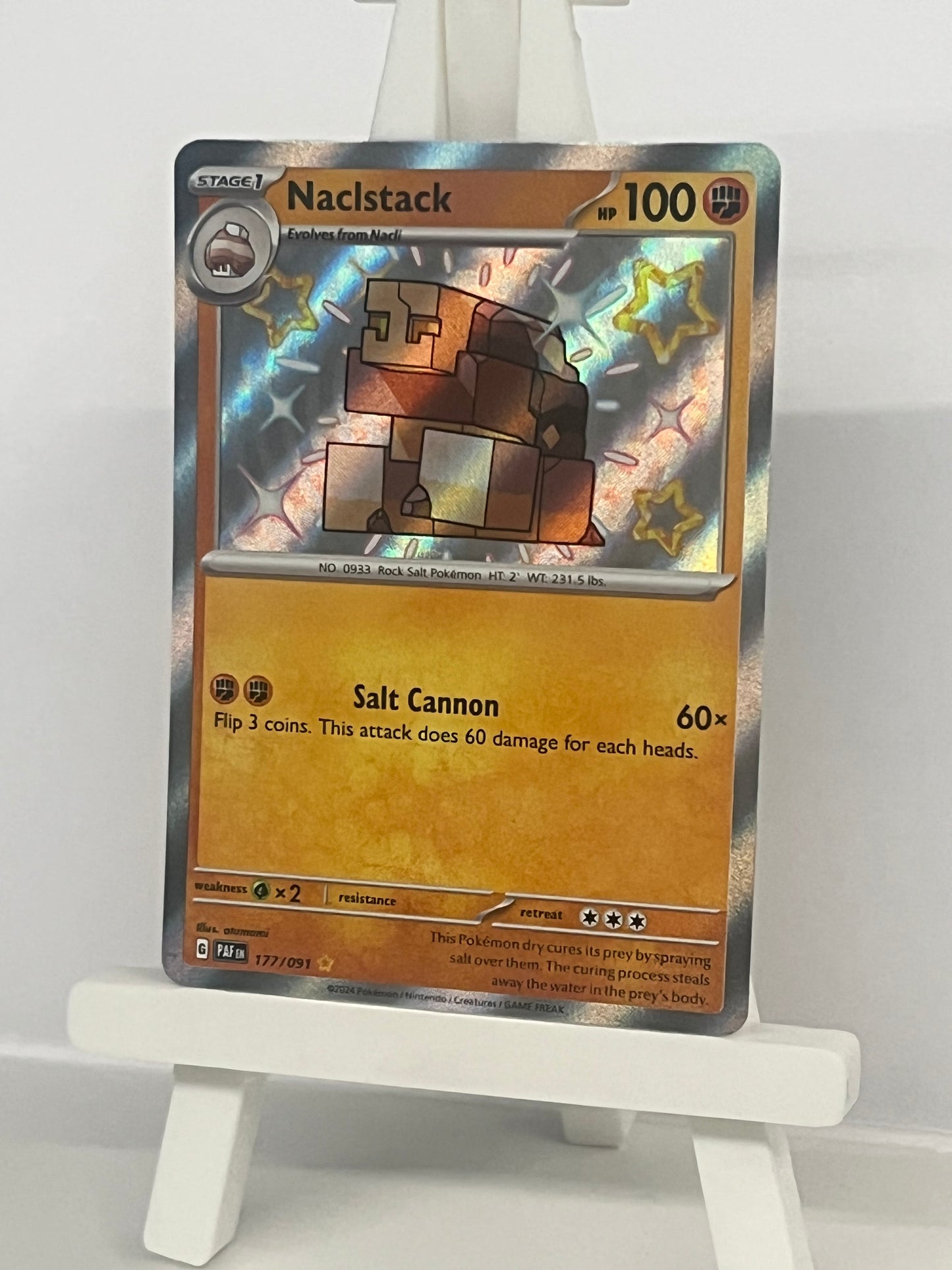 Pokémon TCG - Naclstack 177/091 PAF Paldean Fates - English