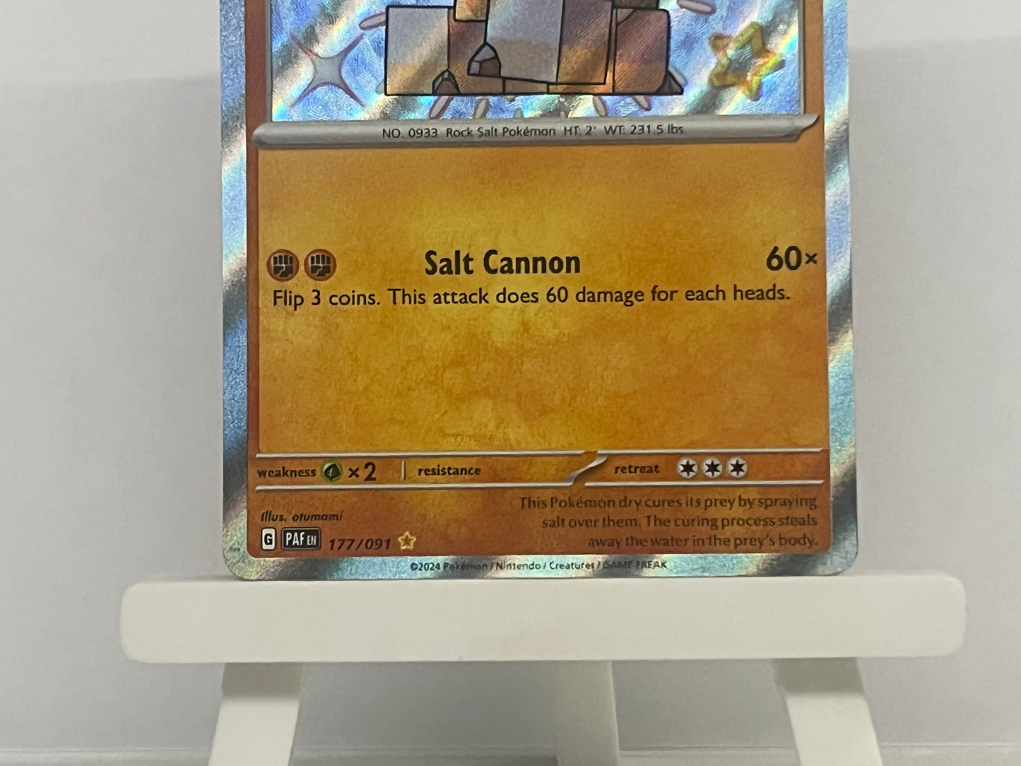 Pokémon TCG - Naclstack 177/091 PAF Paldean Fates - English