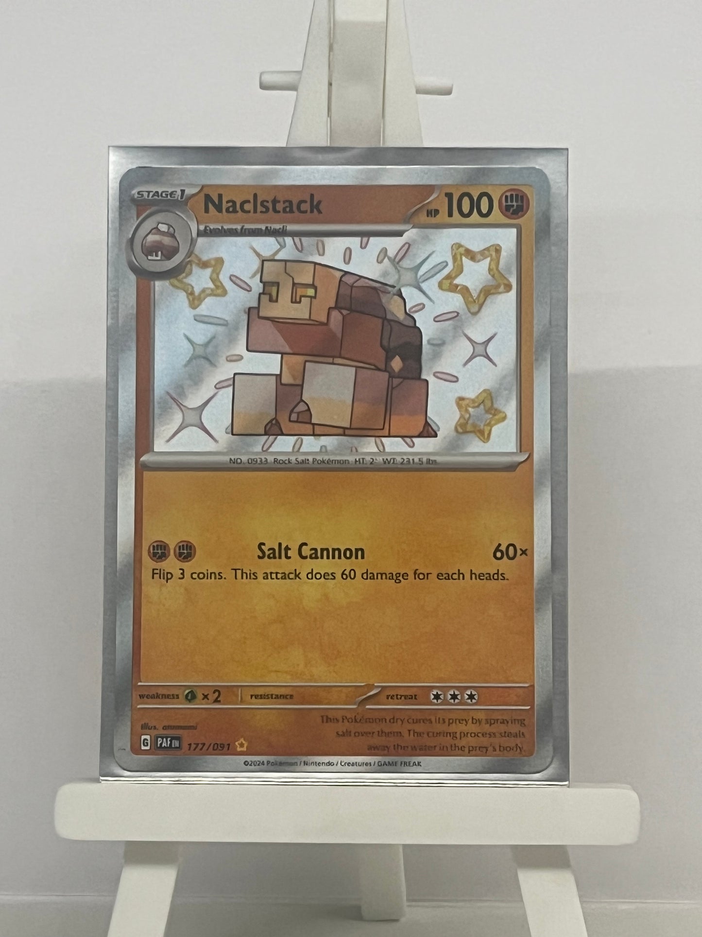 Pokémon TCG - Naclstack 177/091 PAF Paldean Fates - English