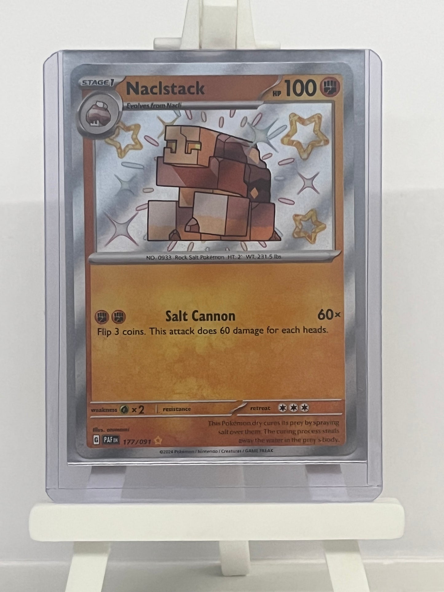 Pokémon TCG - Naclstack 177/091 PAF Paldean Fates - English