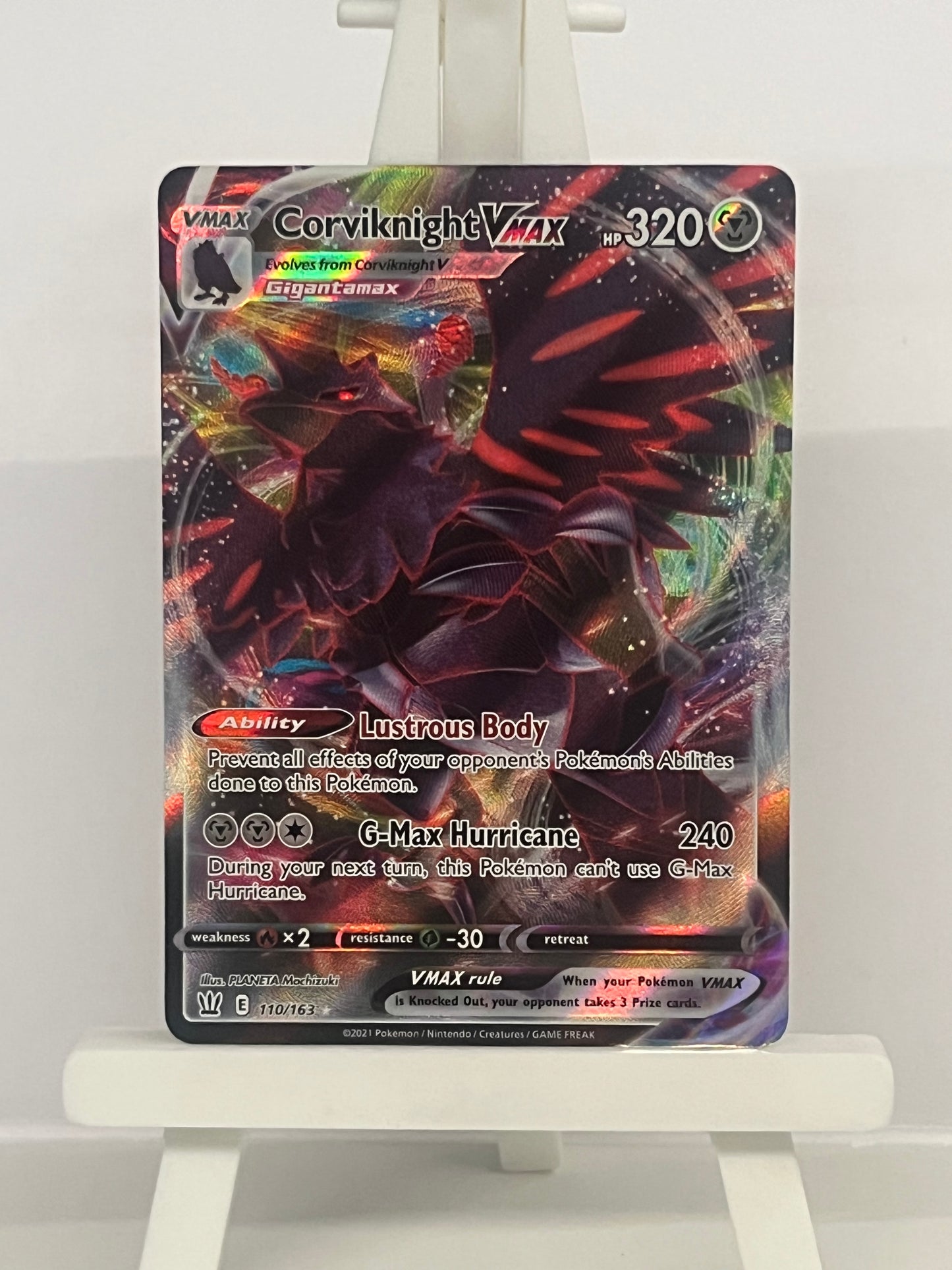 Pokémon TCG - Corviknight VMAX 110/163 BST Battle Styles - English