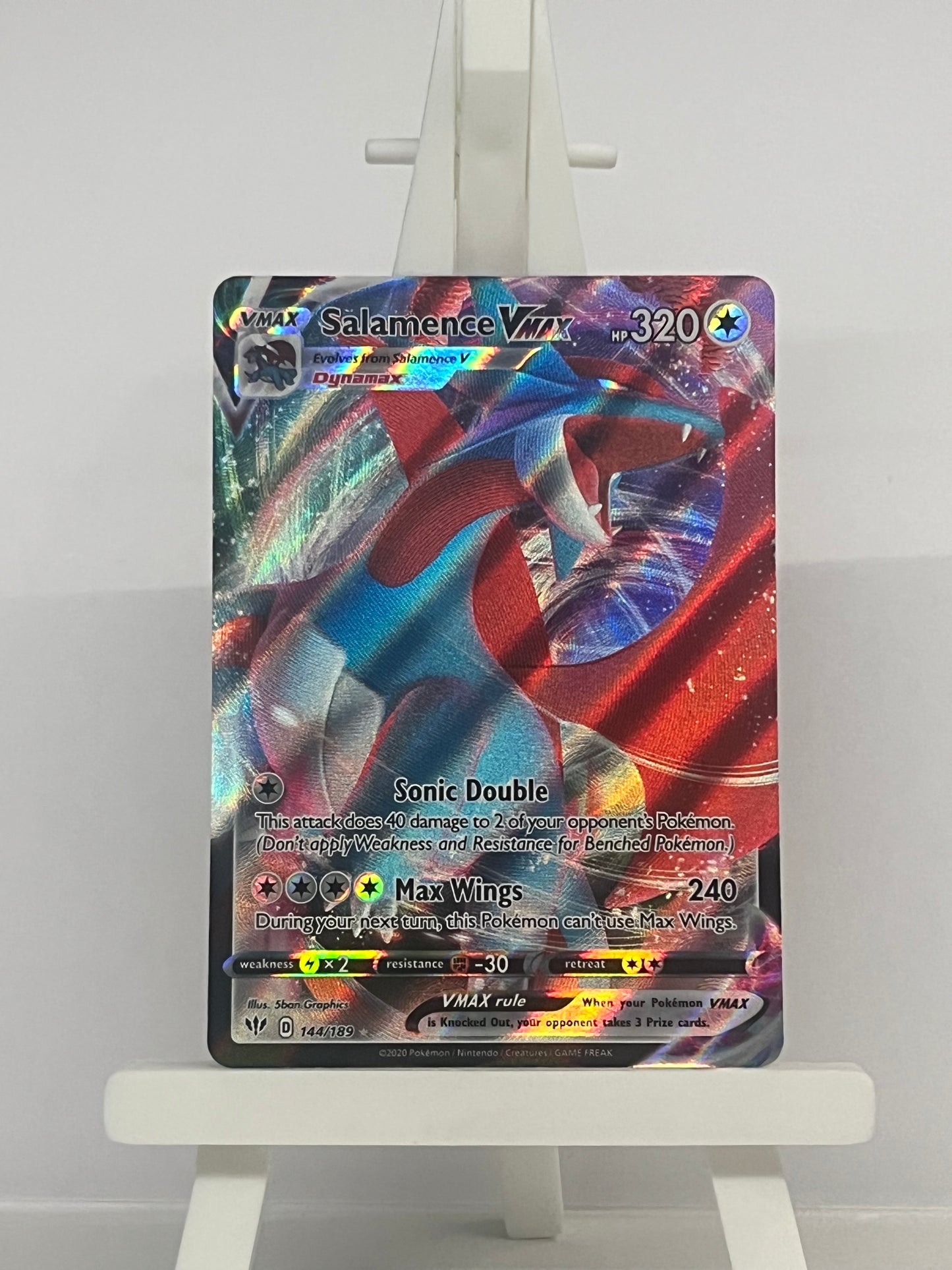 Pokémon TCG - Salamence VMAX 144/189 DAA Darkness Ablaze - English