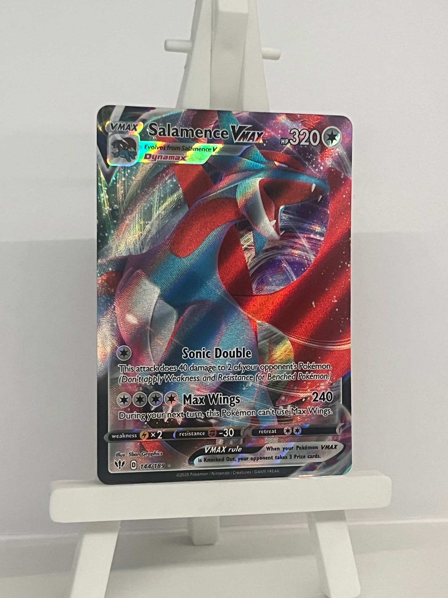 Pokémon TCG - Salamence VMAX 144/189 DAA Darkness Ablaze - English
