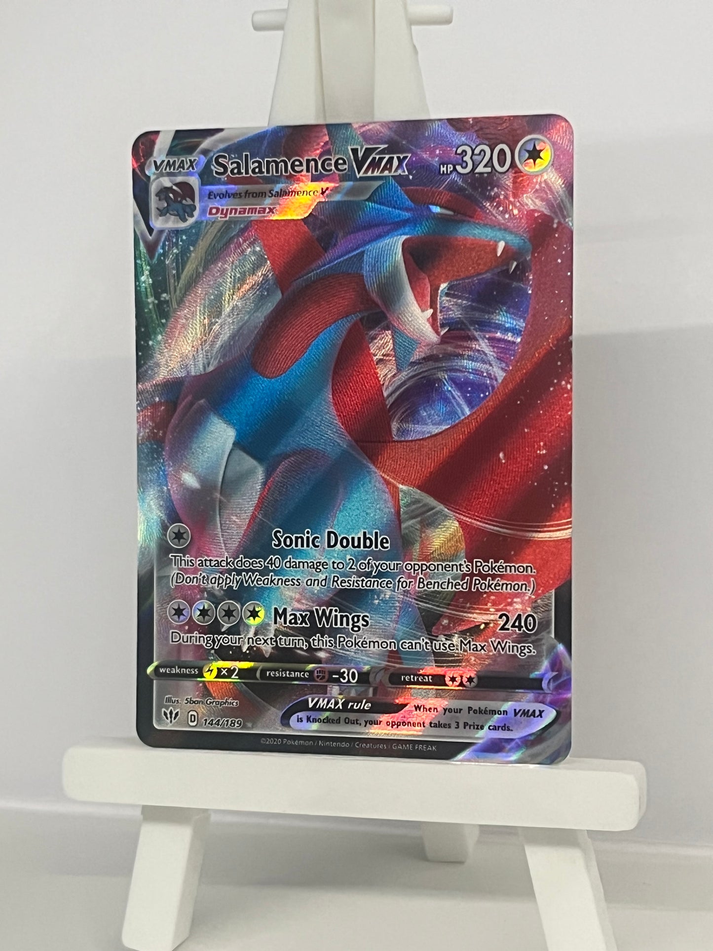 Pokémon TCG - Salamence VMAX 144/189 DAA Darkness Ablaze - English