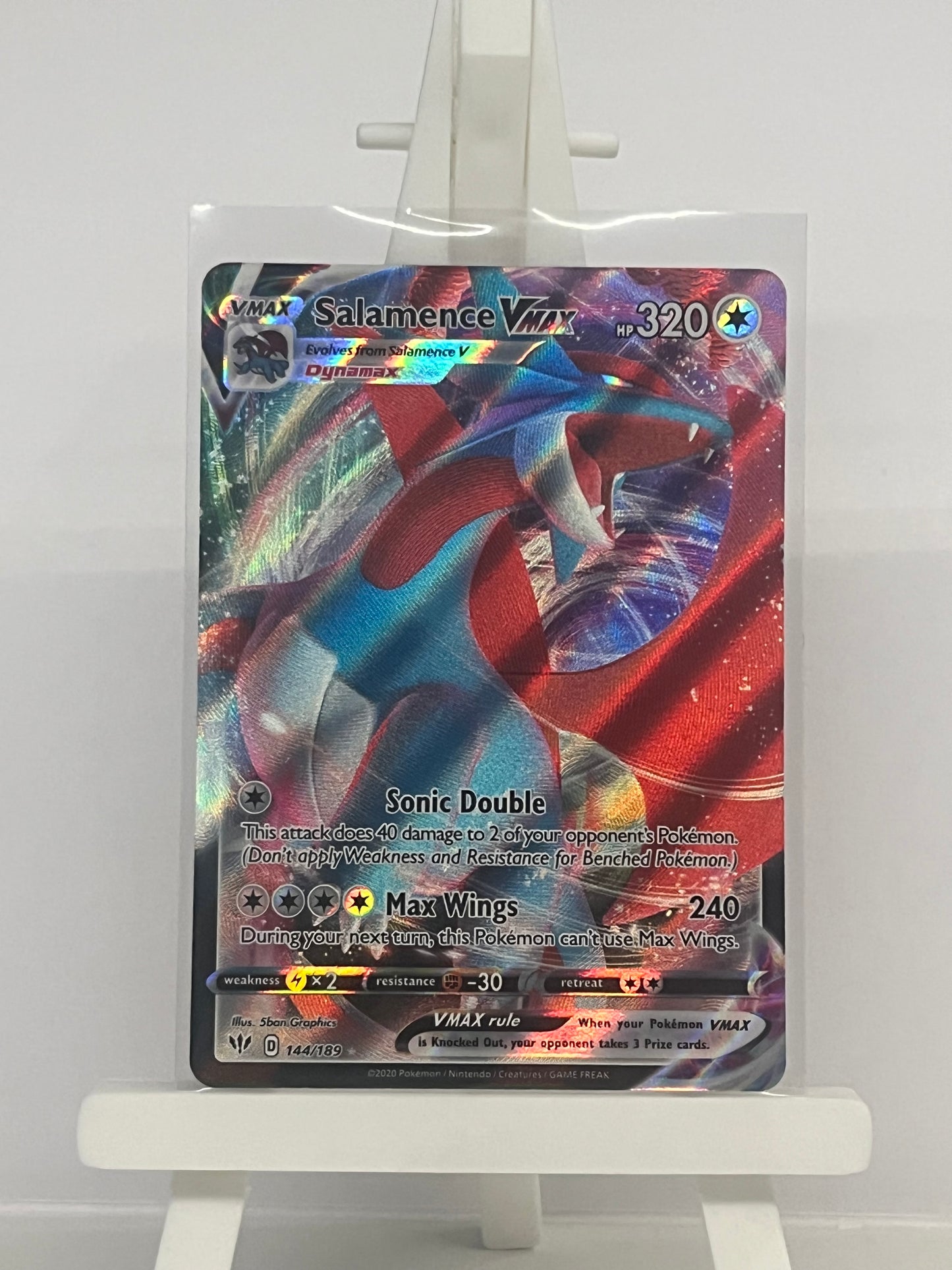 Pokémon TCG - Salamence VMAX 144/189 DAA Darkness Ablaze - English