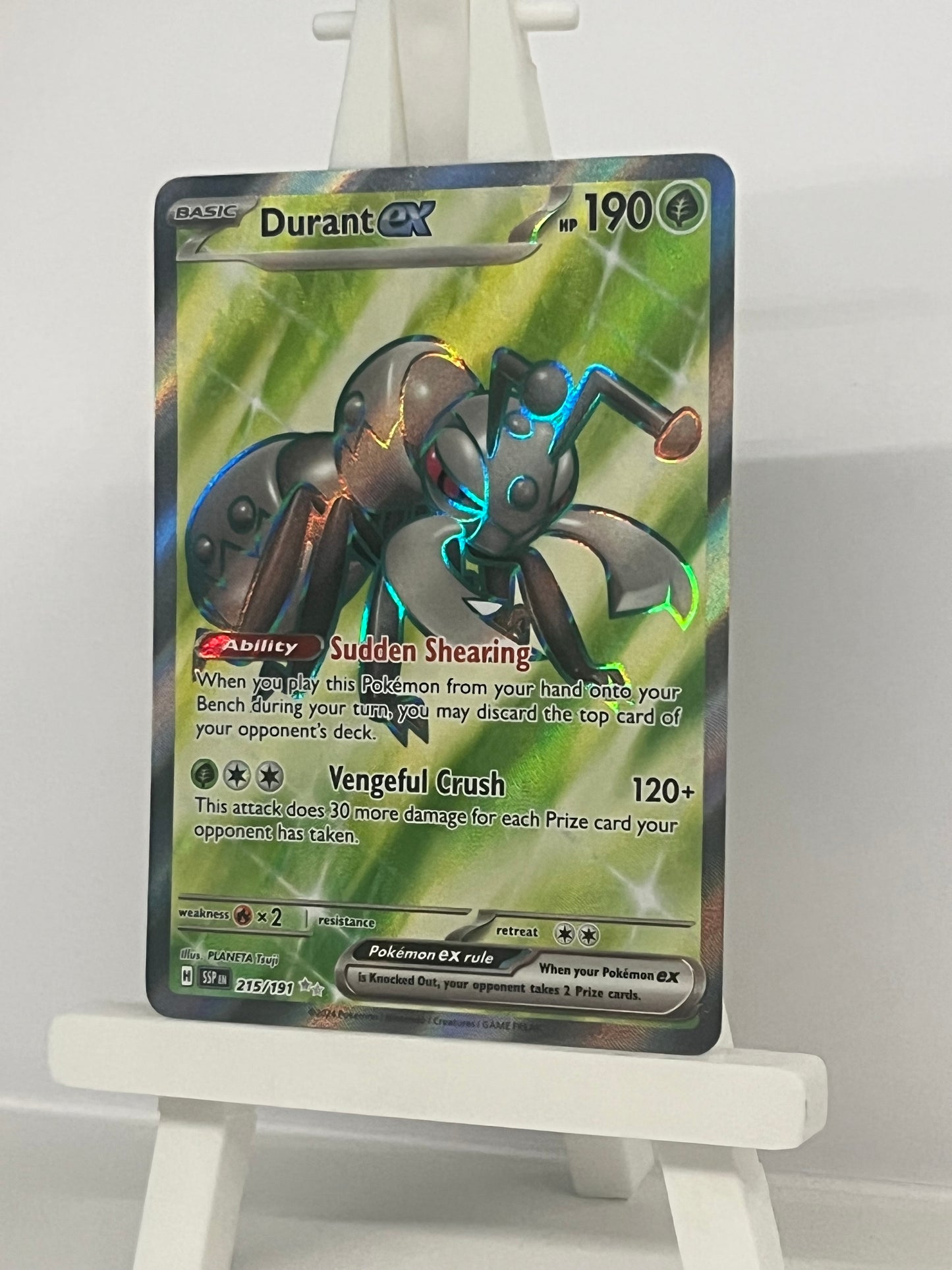 Pokémon TCG - Durant EX 215/191 SSP Surging Sparks - English
