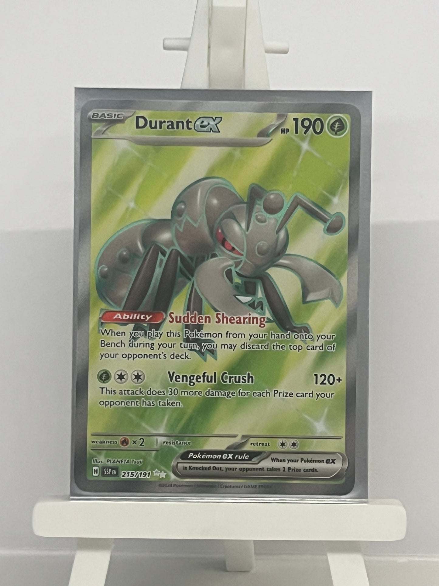 Pokémon TCG - Durant EX 215/191 SSP Surging Sparks - English