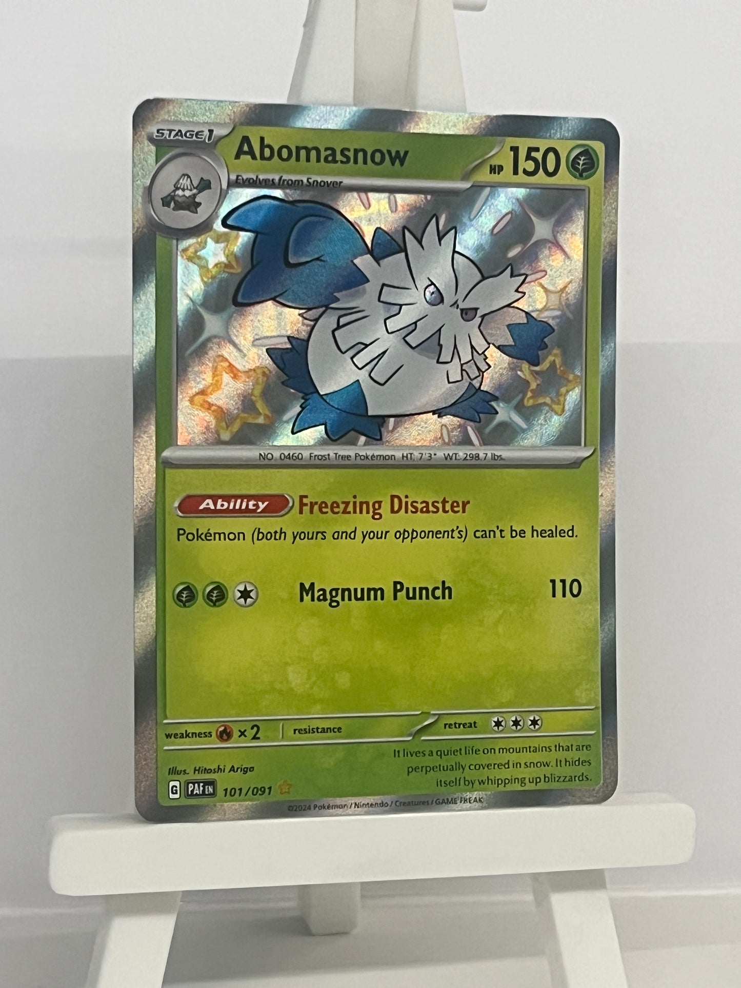 Pokémon TCG - Abomasnow 101/091 PAF Paldean Fates - English