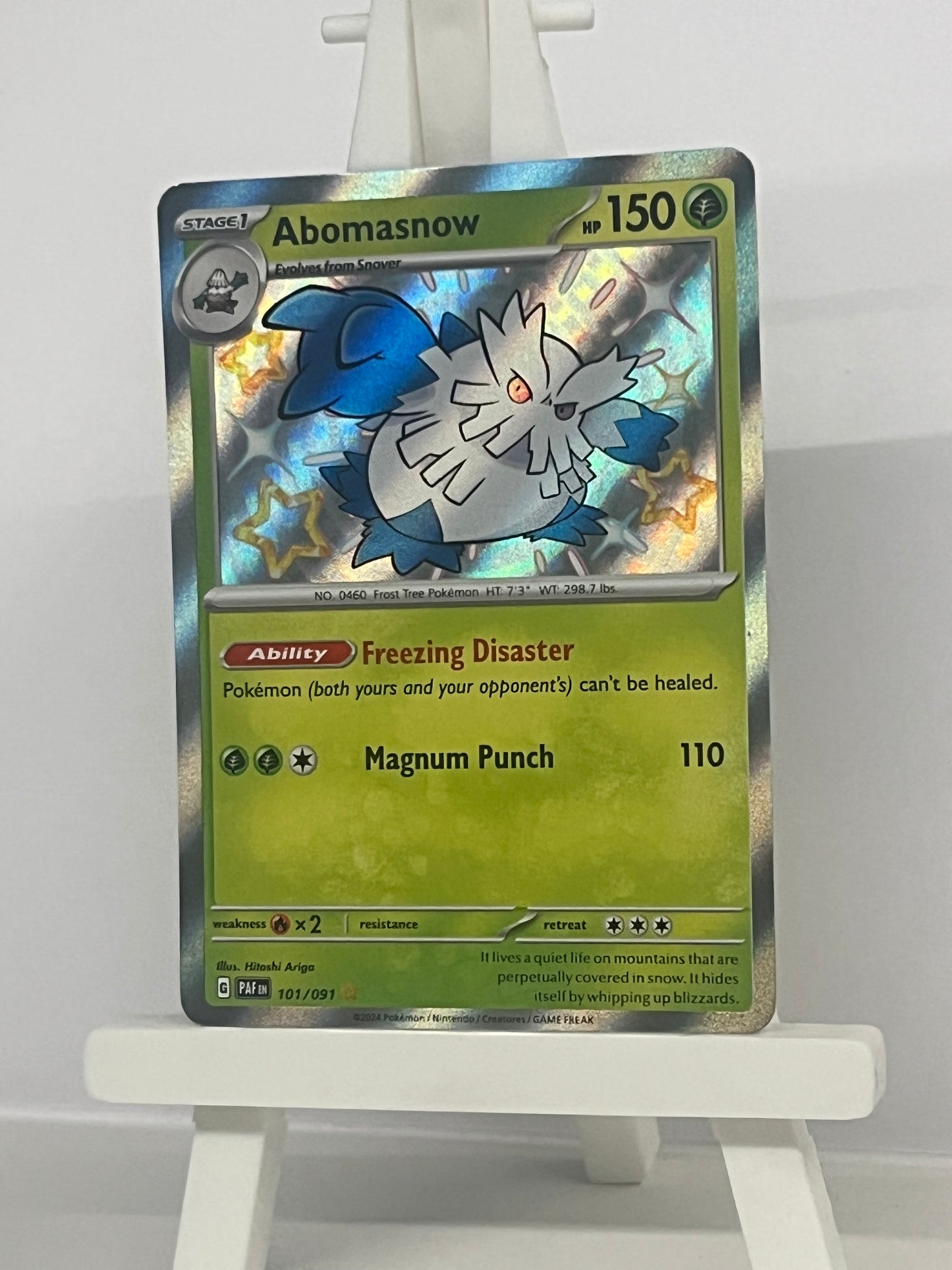 Pokémon TCG - Abomasnow 101/091 PAF Paldean Fates - English