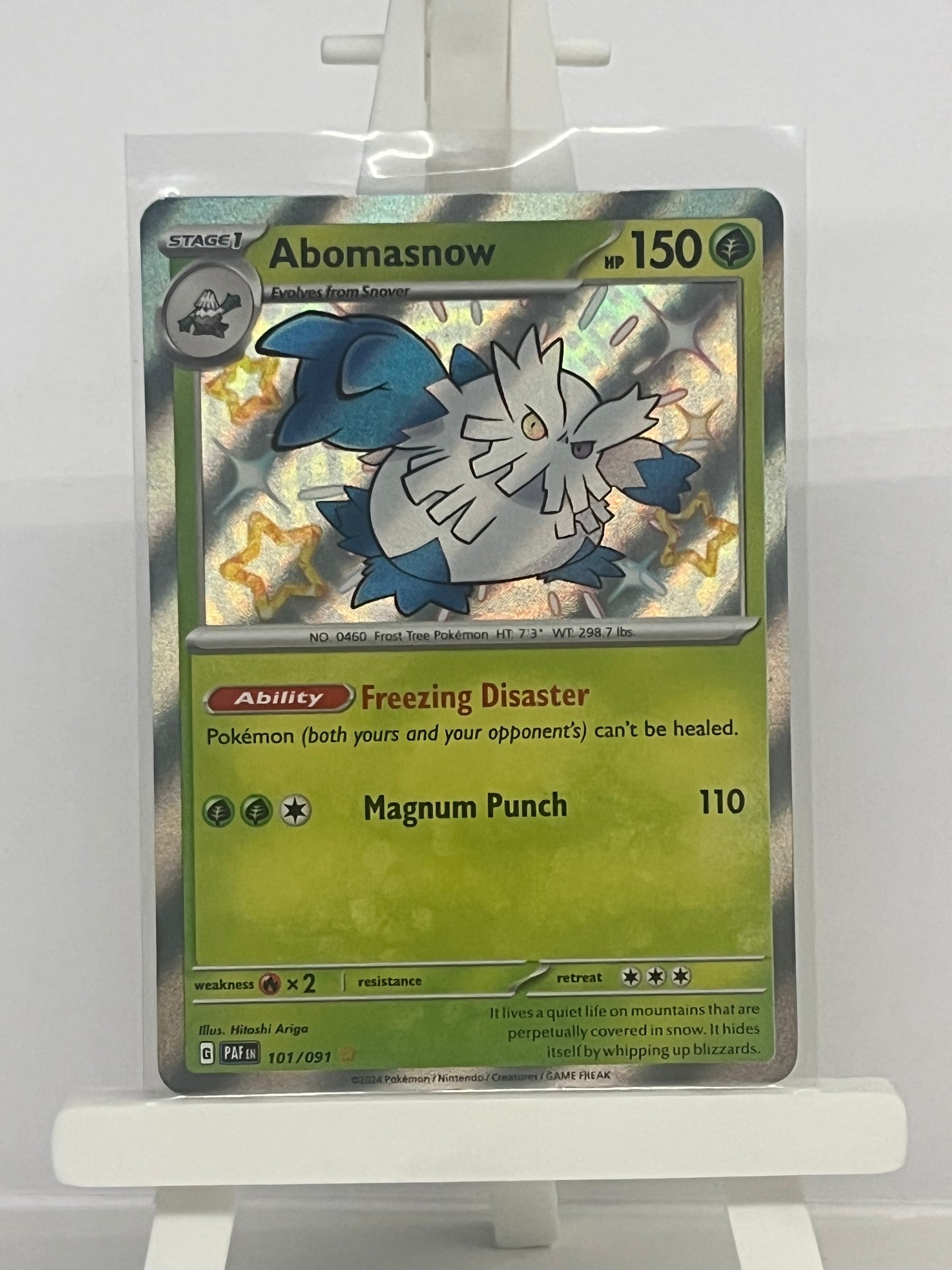 Pokémon TCG - Abomasnow 101/091 PAF Paldean Fates - English