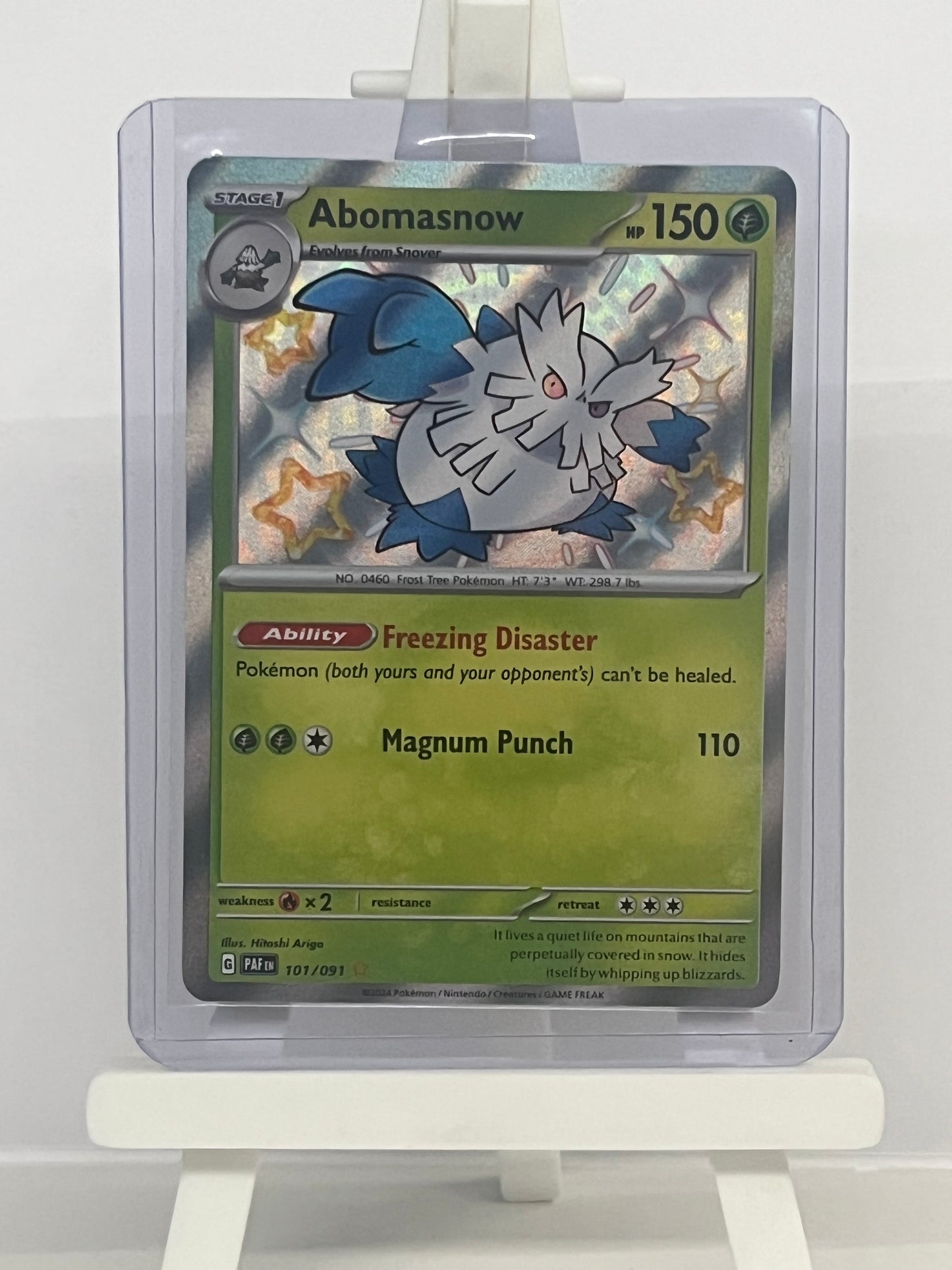 Pokémon TCG - Abomasnow 101/091 PAF Paldean Fates - English