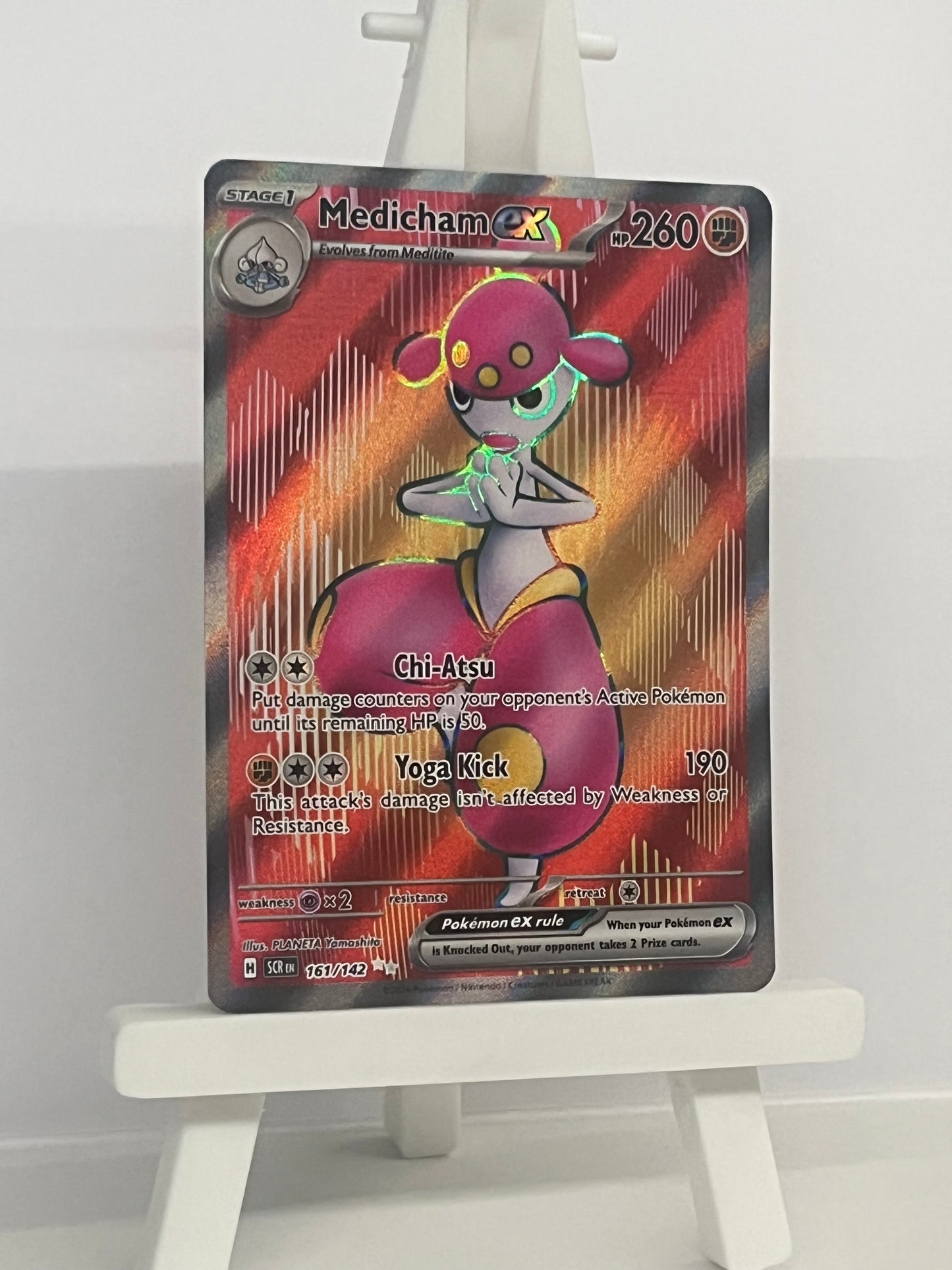 Pokémon TCG - Medicham EX - 161/142 SCR Stellar Crown - English