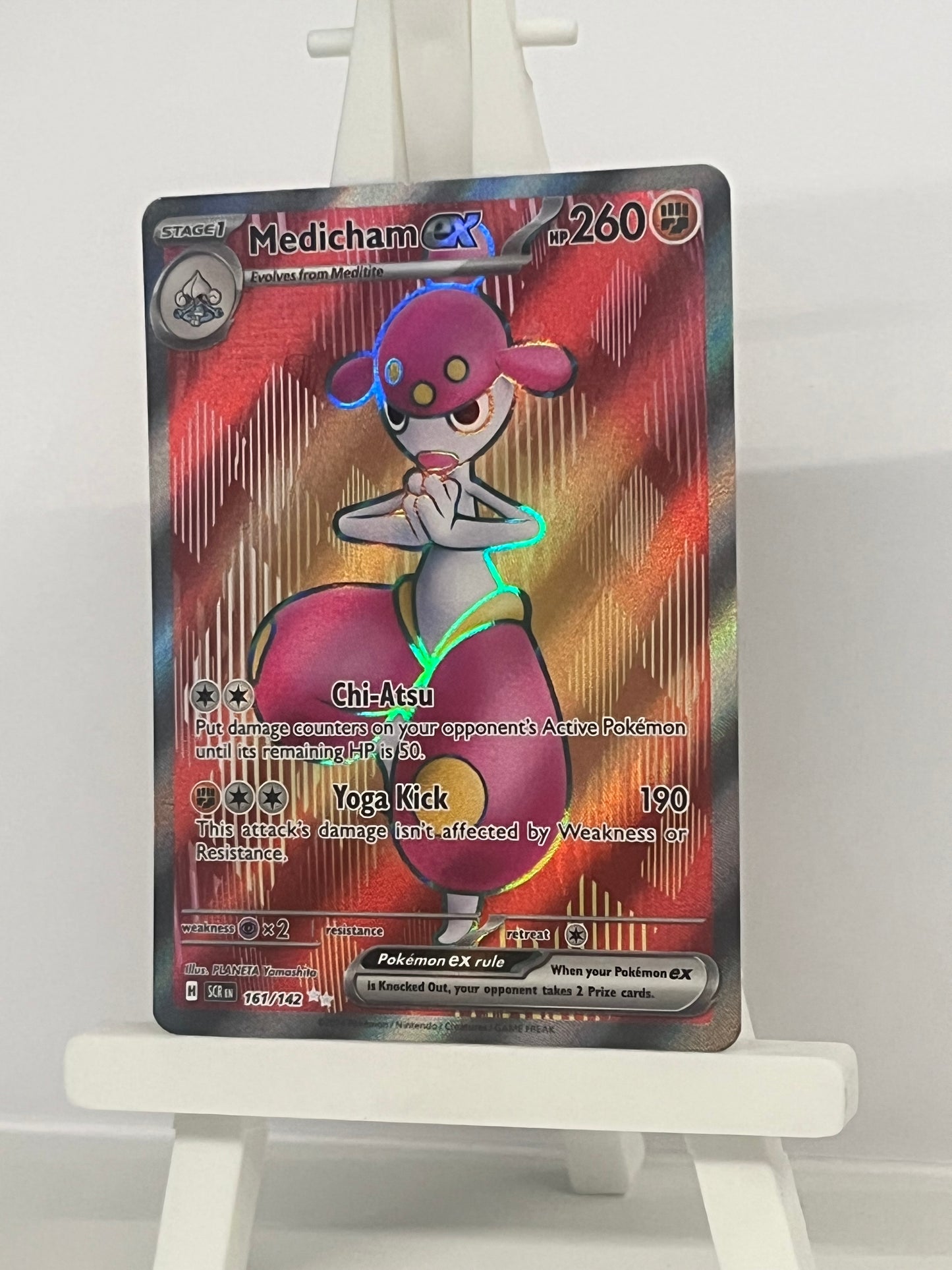 Pokémon TCG - Medicham EX - 161/142 SCR Stellar Crown - English