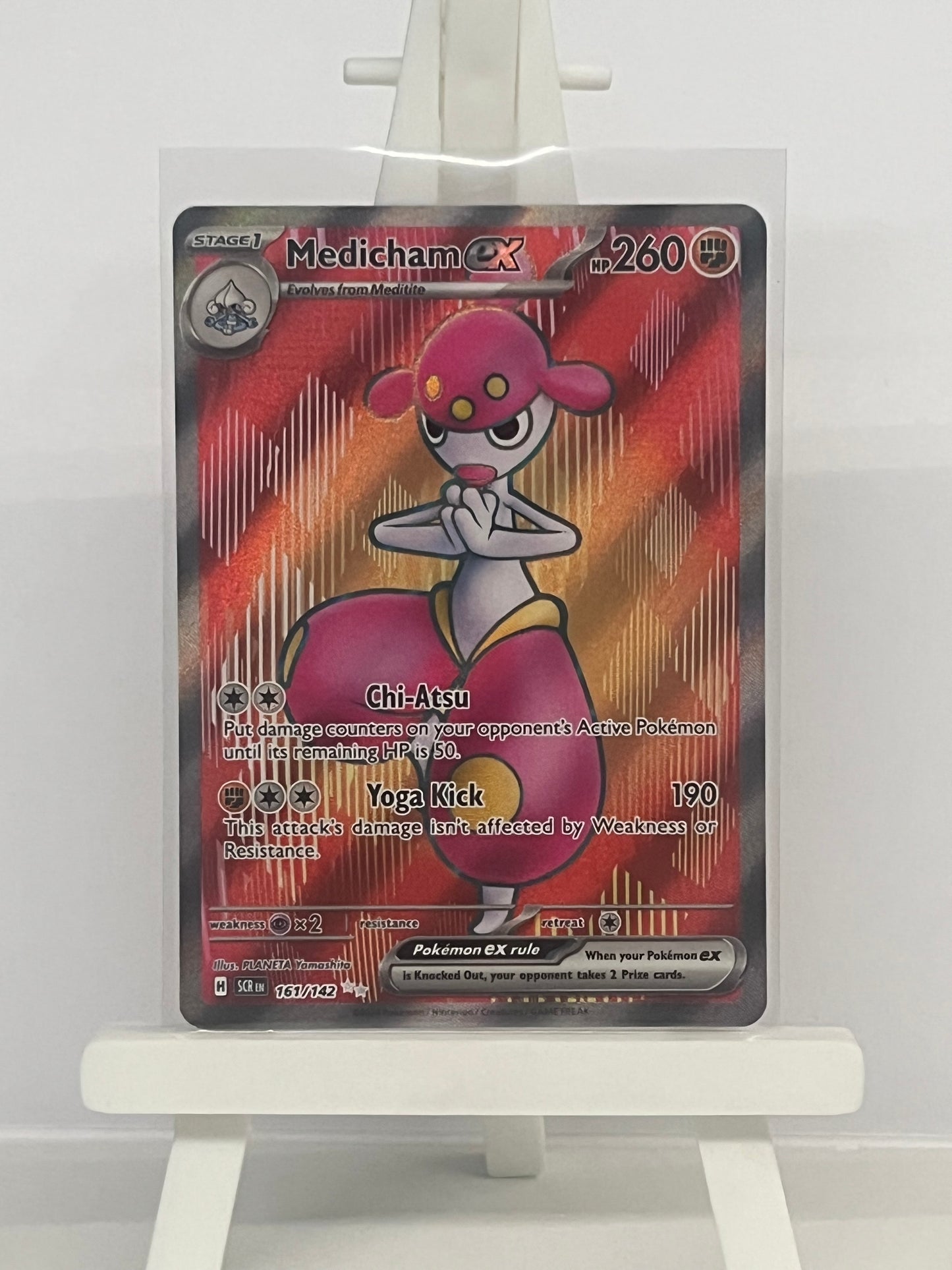 Pokémon TCG - Medicham EX - 161/142 SCR Stellar Crown - English