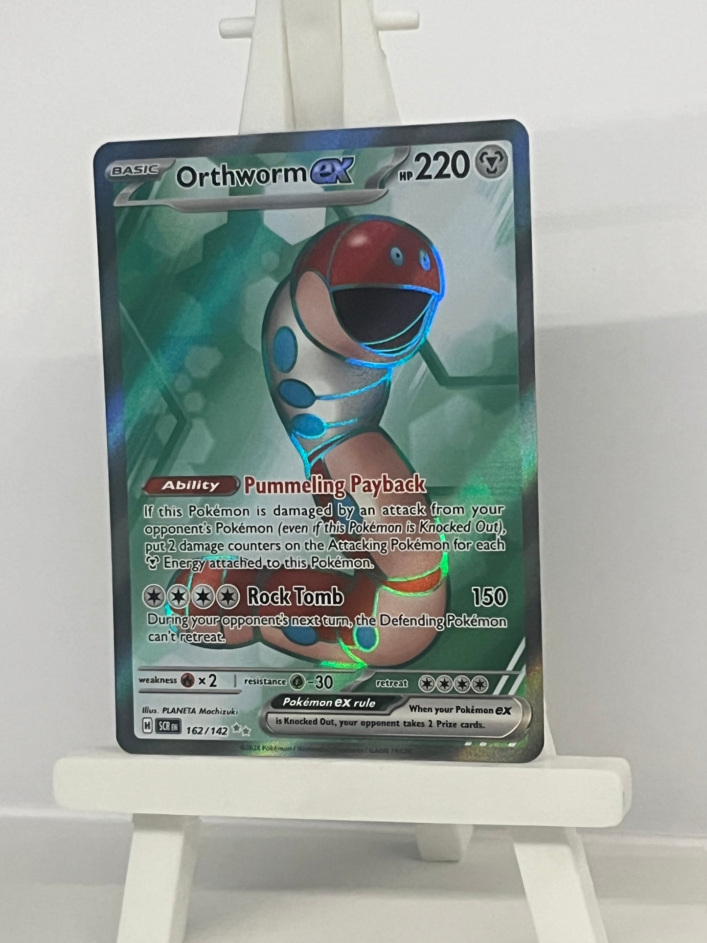 Pokémon RCG - Orthworm EX 162/142 SCR Stellar Crown - English