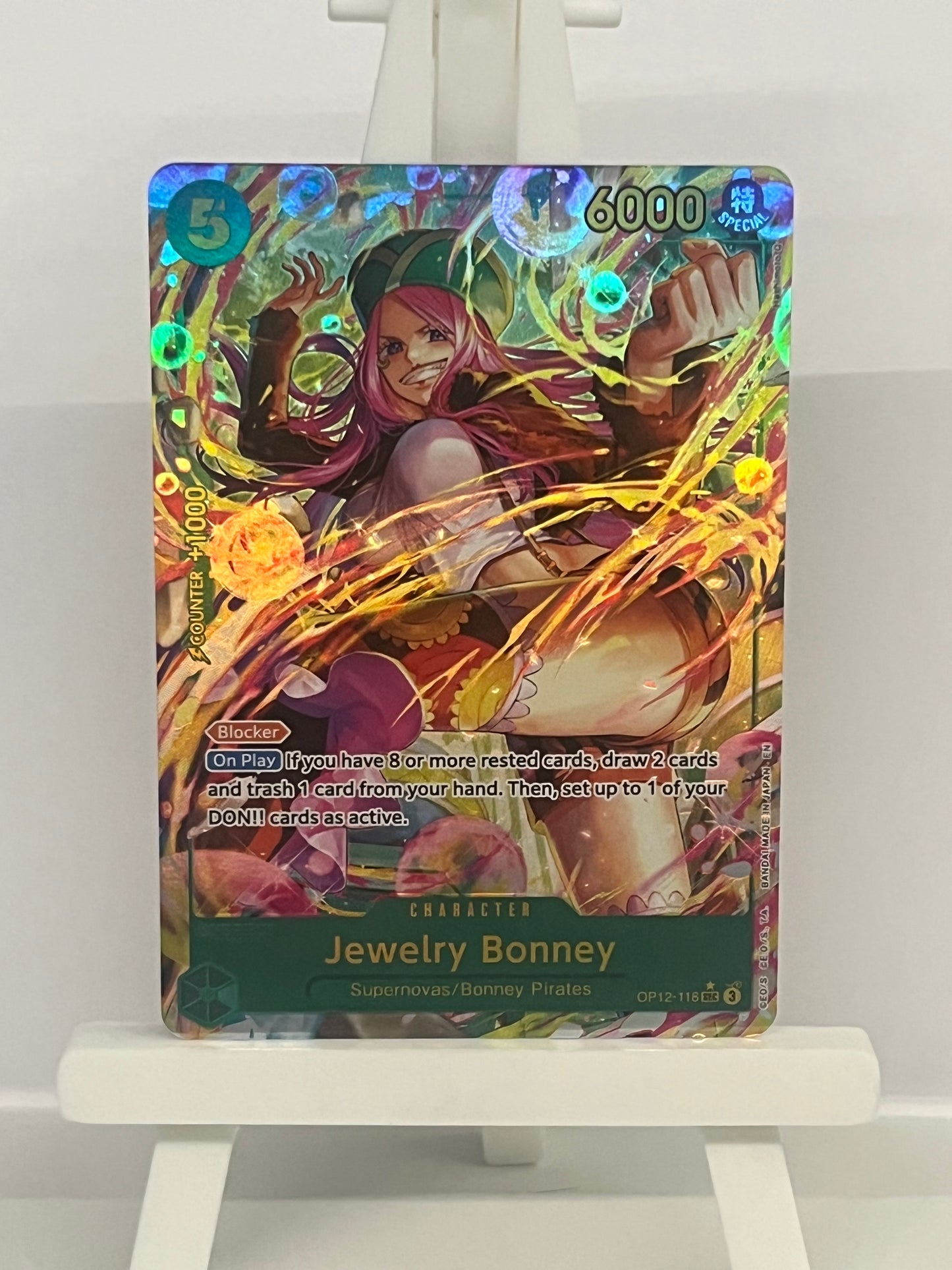One Piece TCG - V2 Alt Art - Jewelry Bonney OP12-118 Legacy of the Master - English