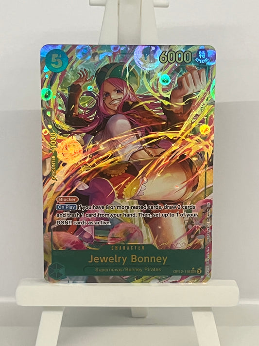 One Piece TCG - V2 Alt Art - Jewelry Bonney OP12-118 Legacy of the Master - English