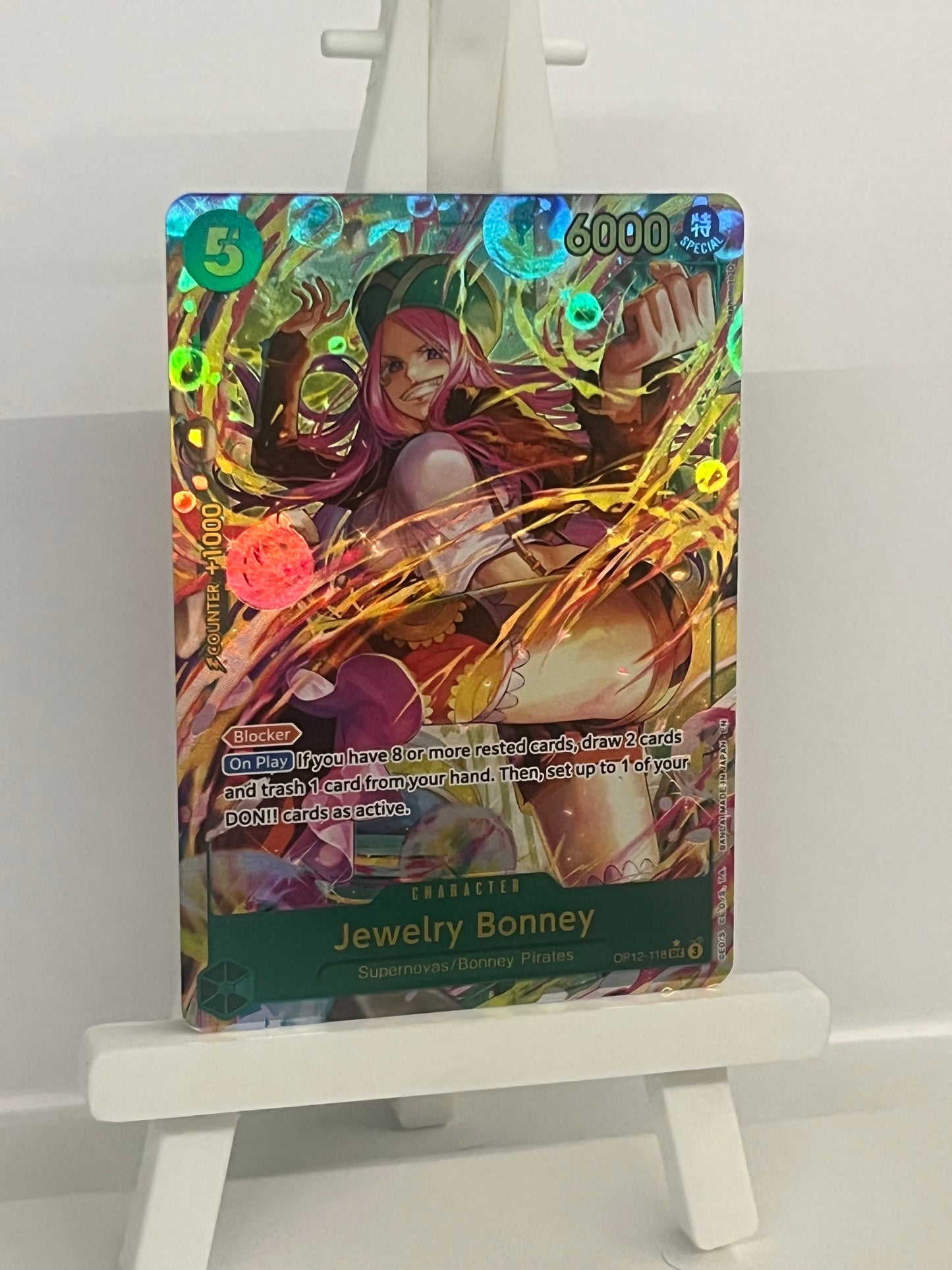 One Piece TCG - V2 Alt Art - Jewelry Bonney OP12-118 Legacy of the Master - English
