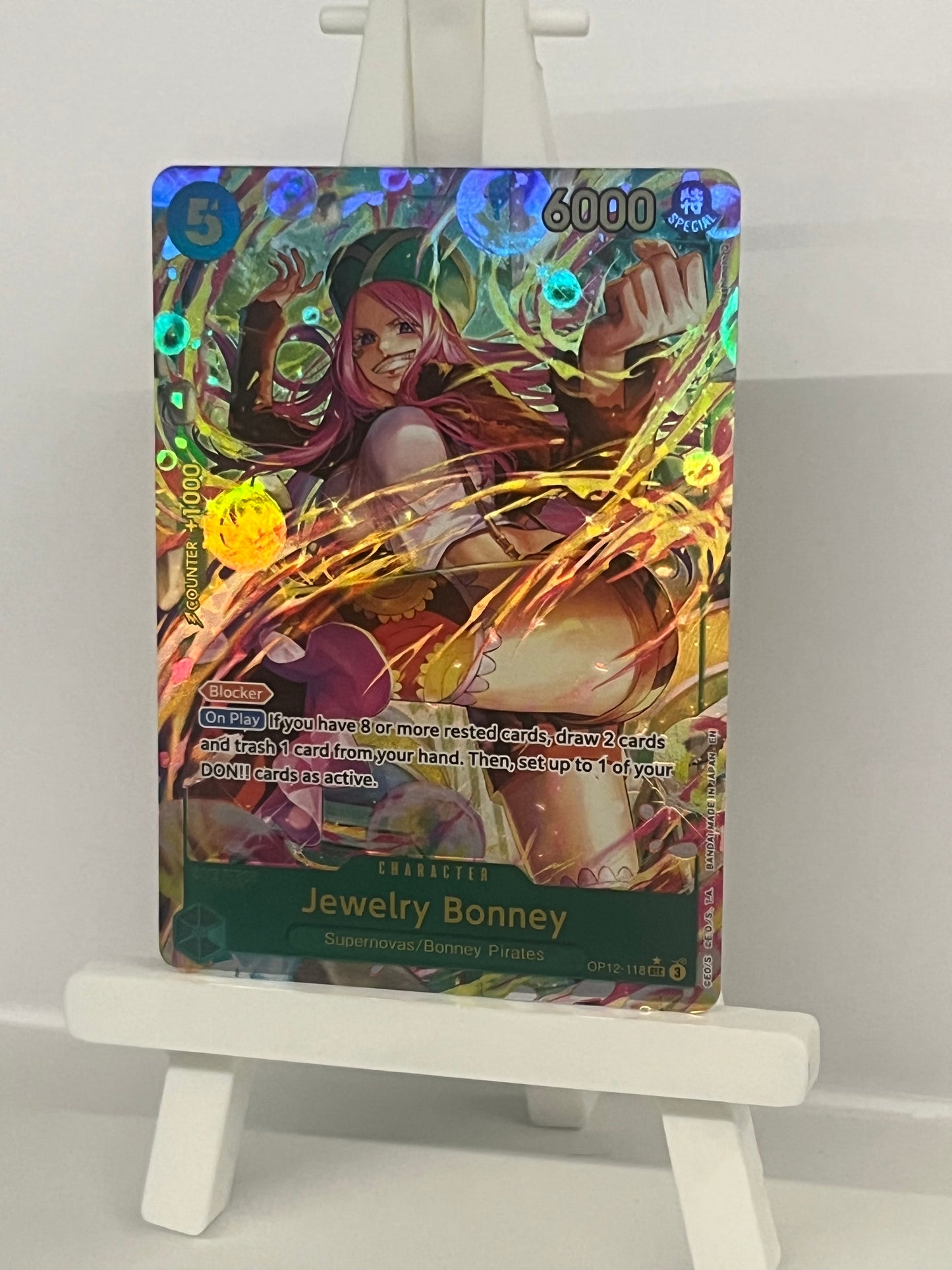 One Piece TCG - V2 Alt Art - Jewelry Bonney OP12-118 Legacy of the Master - English