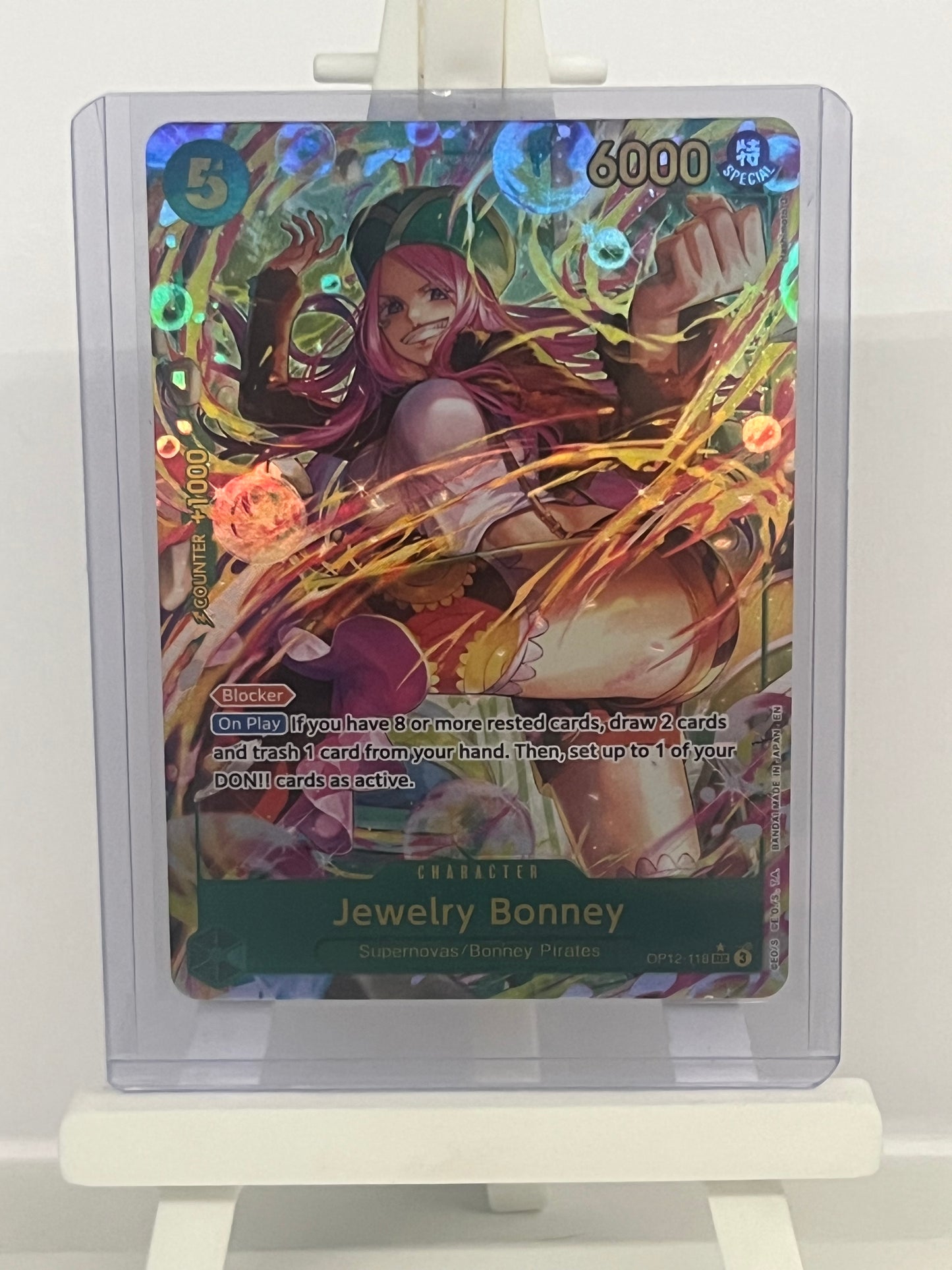One Piece TCG - V2 Alt Art - Jewelry Bonney OP12-118 Legacy of the Master - English