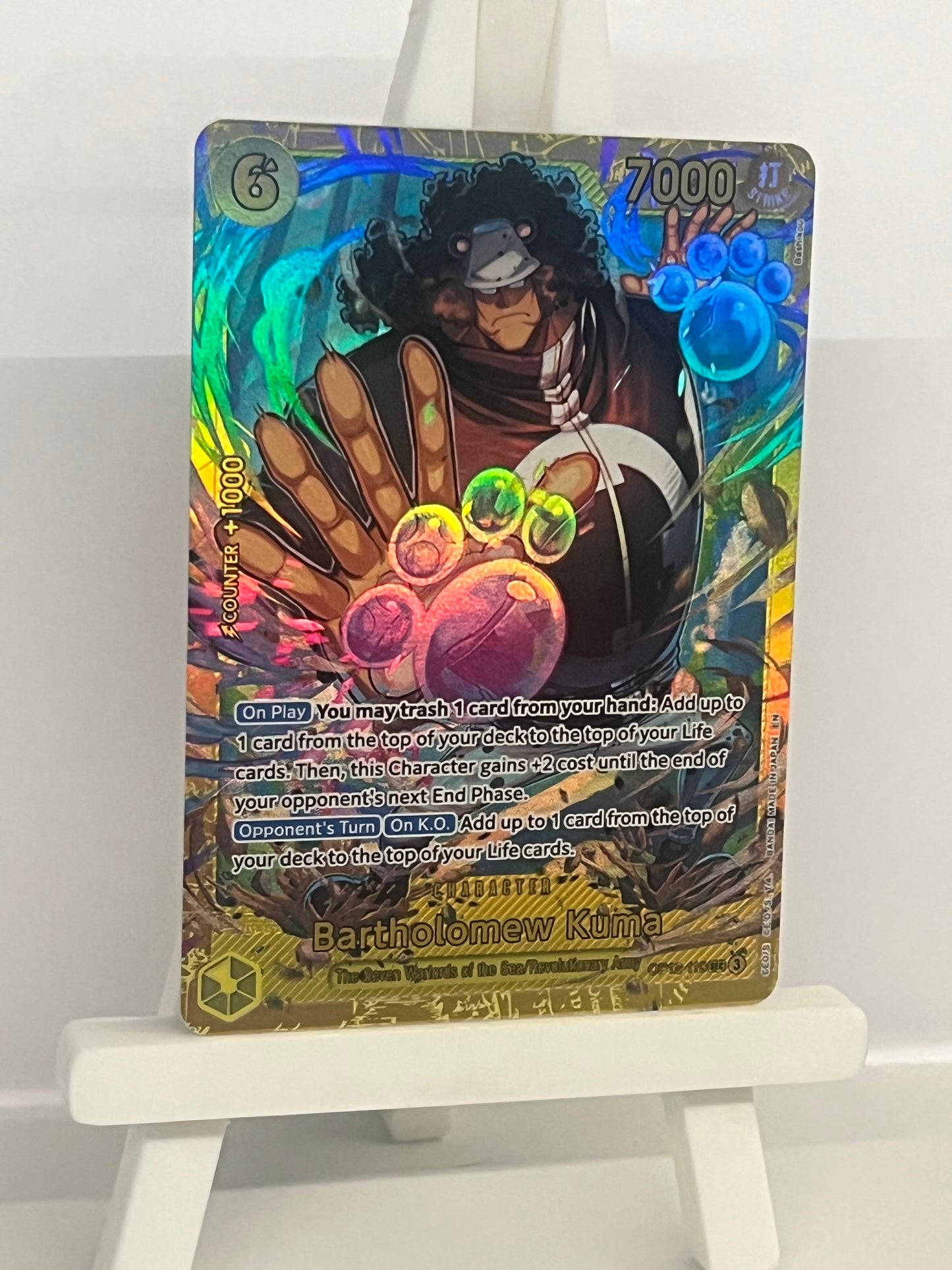 One Piece TCG - Bartholomew Kuma OP12-119 Legacy of the Master - English
