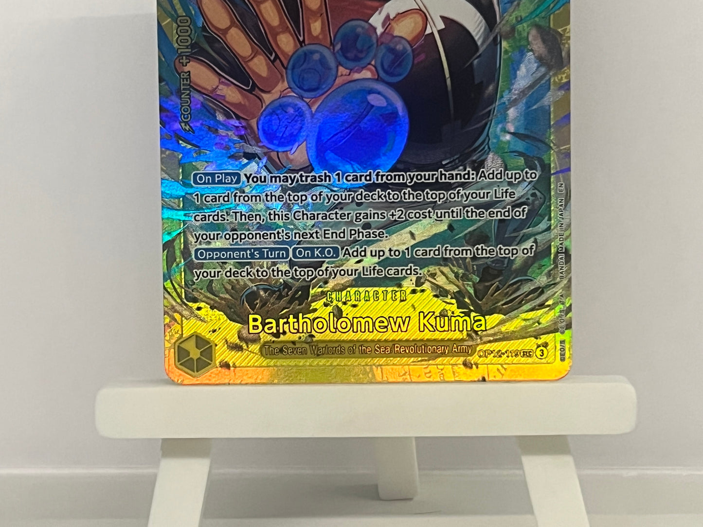 One Piece TCG - Bartholomew Kuma OP12-119 Legacy of the Master - English