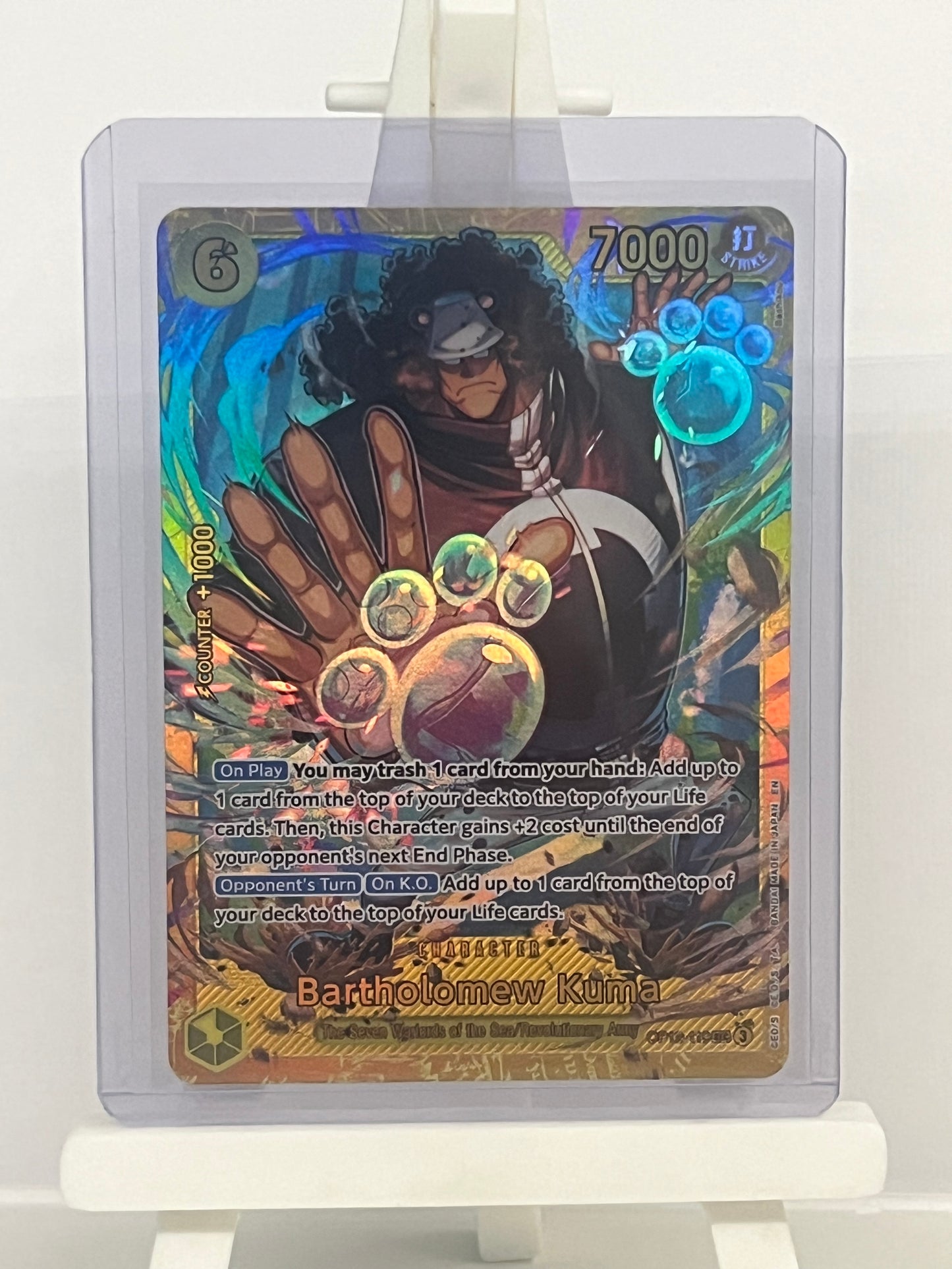 One Piece TCG - Bartholomew Kuma OP12-119 Legacy of the Master - English