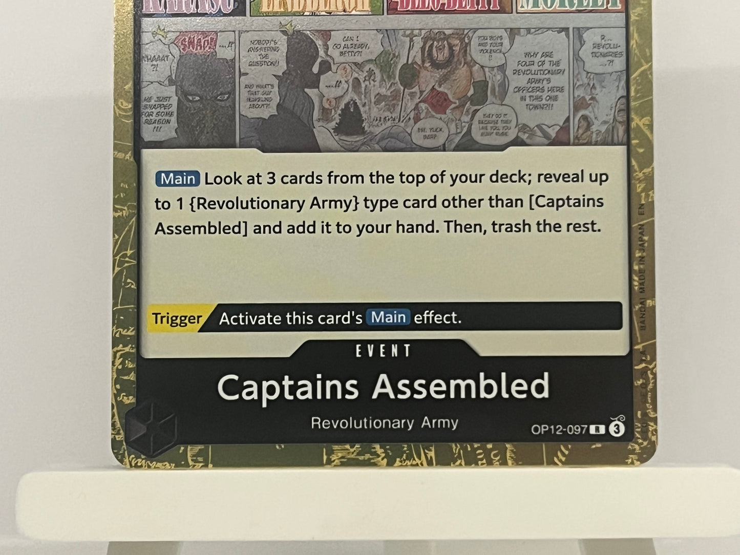One Piece TCG - Captains Assembled Event - OP12-097 Legacy of the Master - English