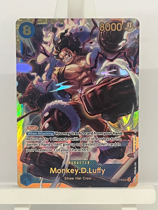 One Piece TCG - Monkey.D.Luffy OP11-118 A Fist of Divine Speed - English