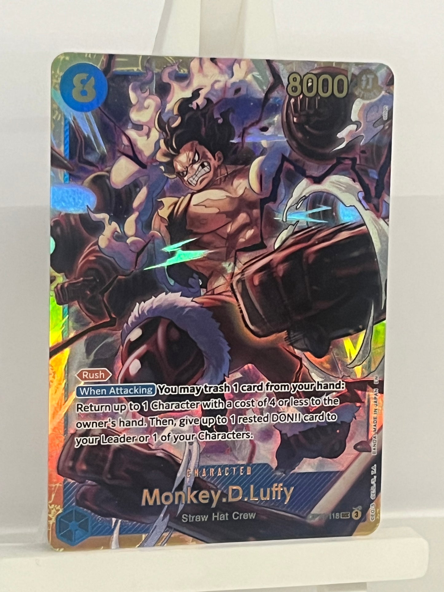 One Piece TCG - Monkey.D.Luffy OP11-118 A Fist of Divine Speed - English