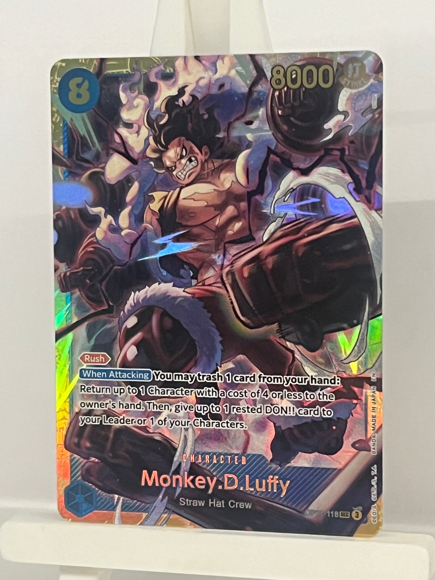 One Piece TCG - Monkey.D.Luffy OP11-118 A Fist of Divine Speed - English