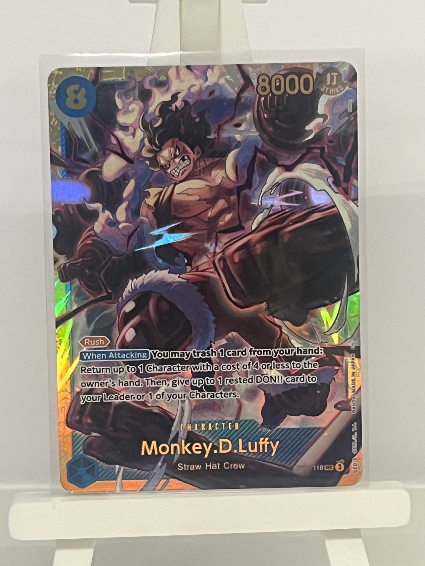 One Piece TCG - Monkey.D.Luffy OP11-118 A Fist of Divine Speed - English