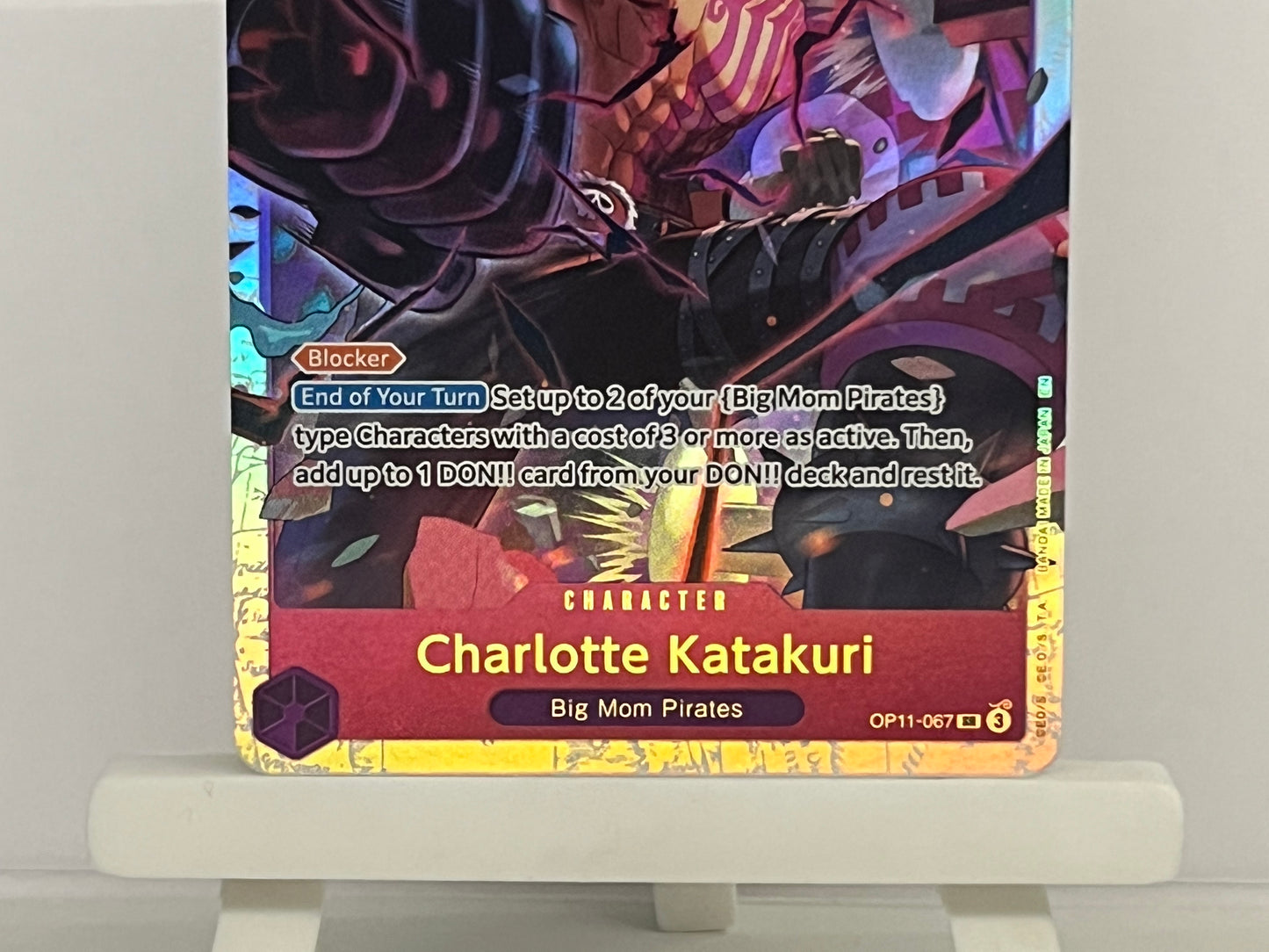 One Piece TCG - Charlotte Katakuri OP11-067 A Fist of Divine Speed - English