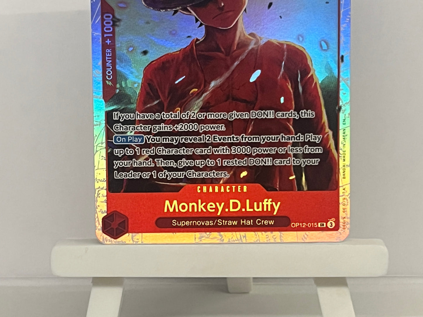 One Piece TCG - Monkey.D.Luffy OP12-015 Legacy of the Master - English