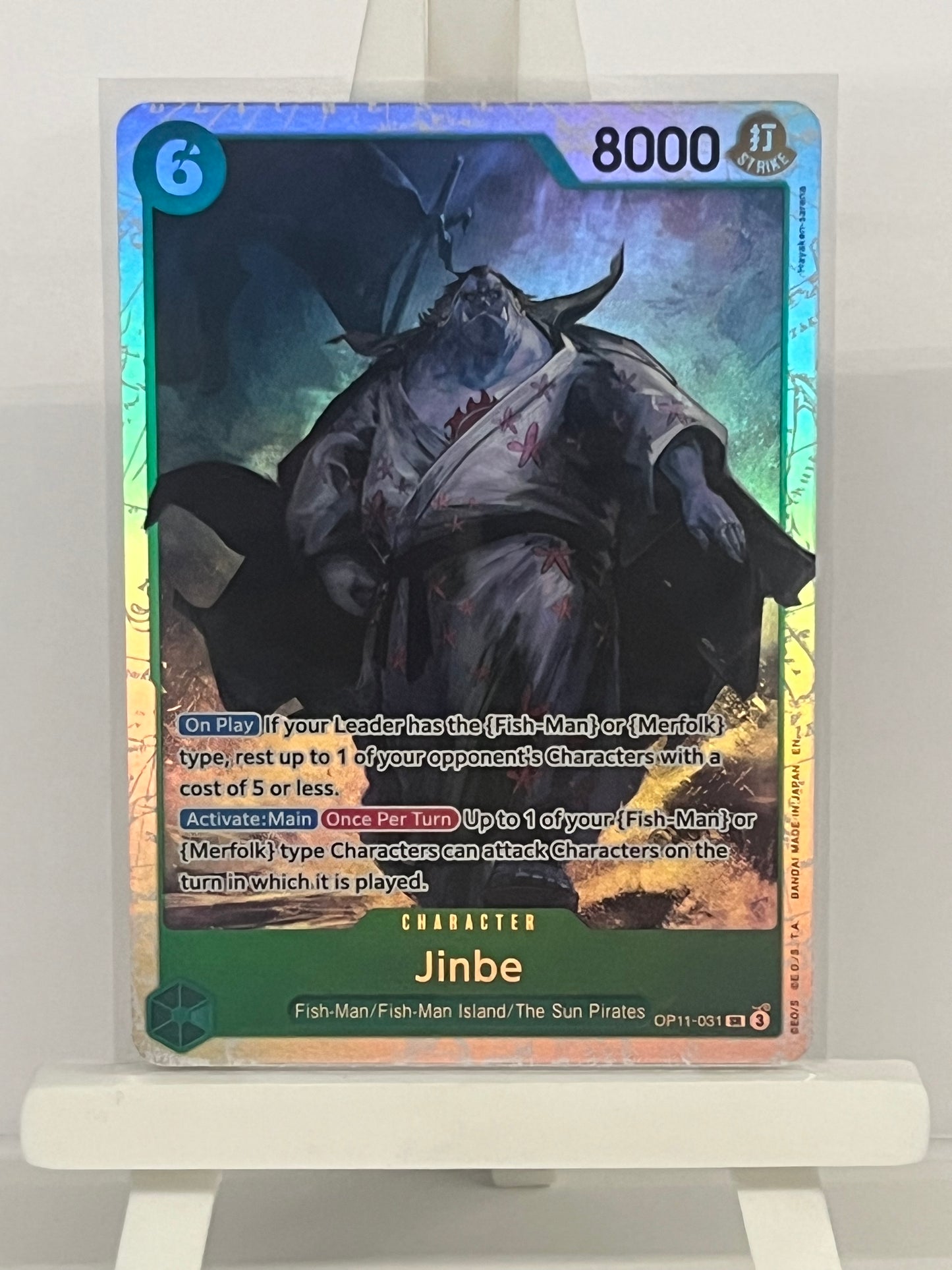 One Piece TCG - Jinbe OP11-031 A Fist of Divine Speed - English