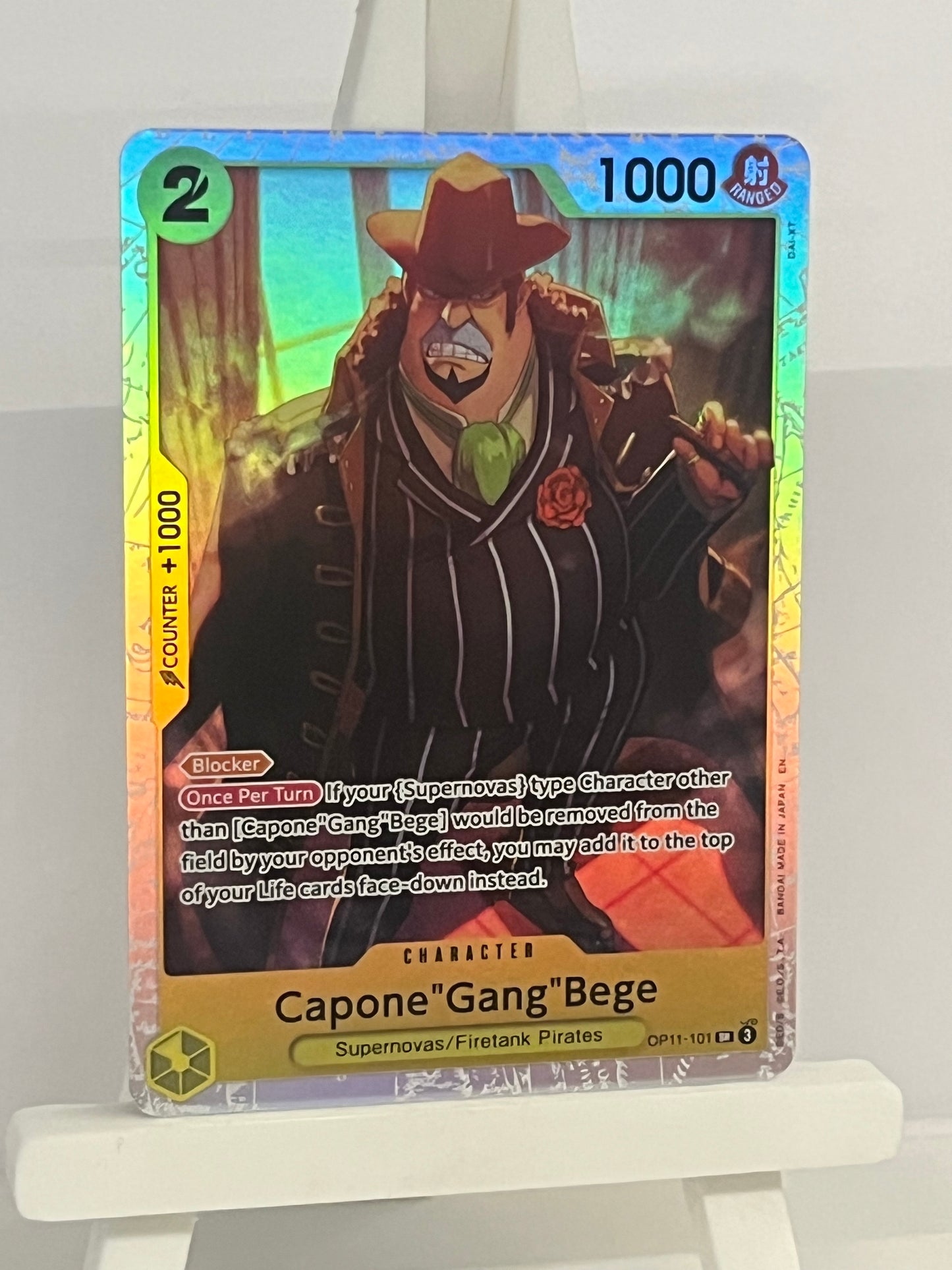 One Piece TCG - Capone "Gang" Bege OP11-101 A fist of Divine Speed - English