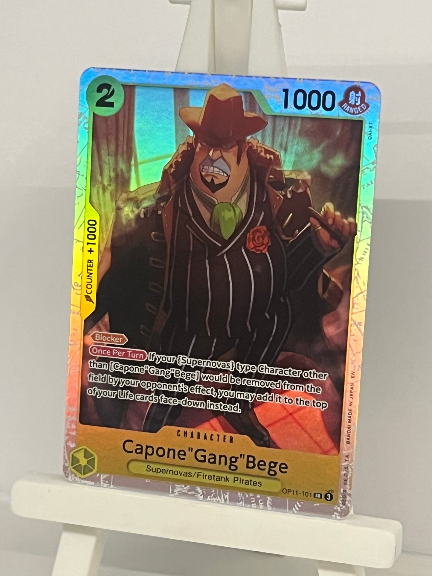 One Piece TCG - Capone "Gang" Bege OP11-101 A fist of Divine Speed - English