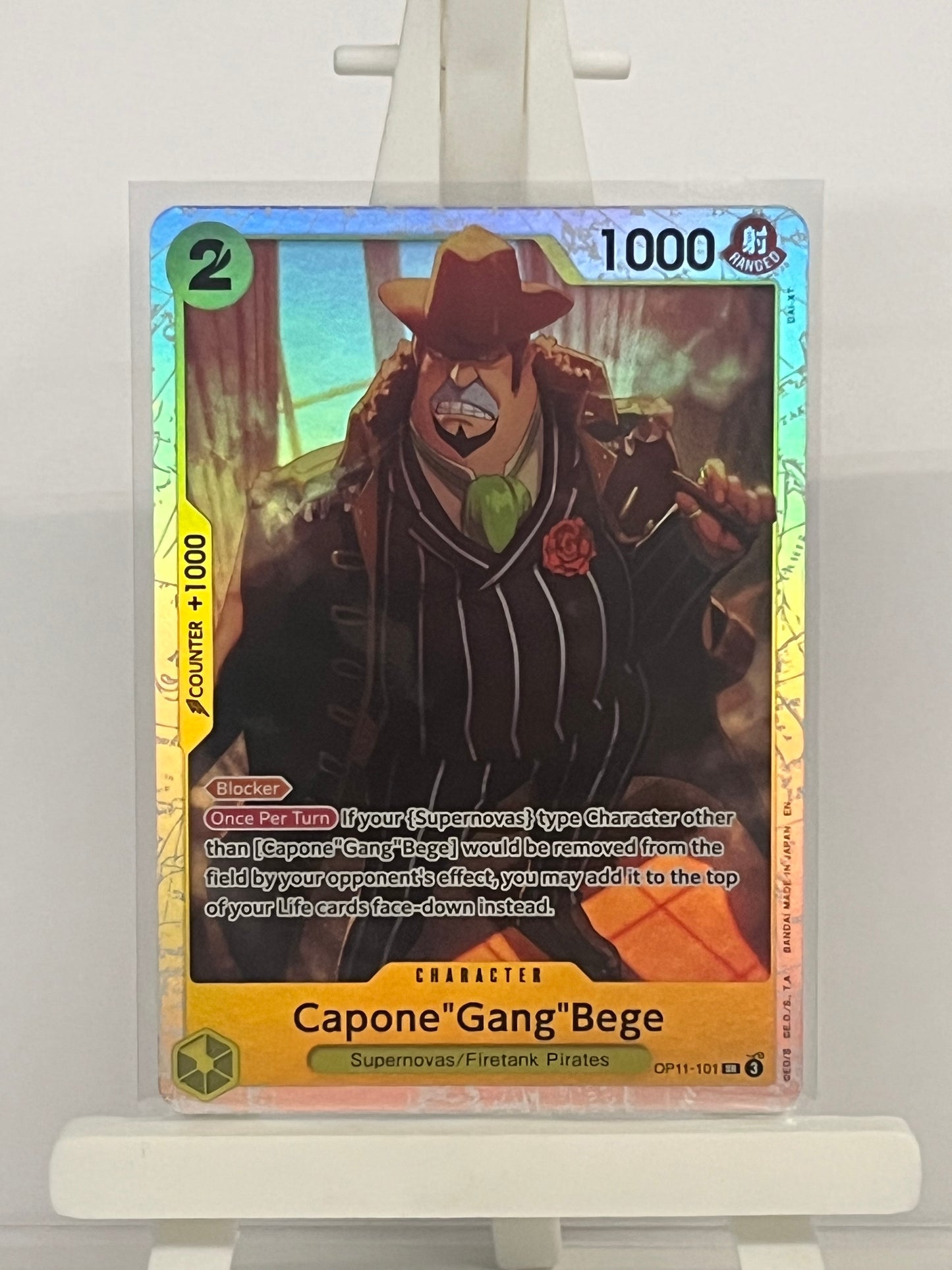 One Piece TCG - Capone "Gang" Bege OP11-101 A fist of Divine Speed - English