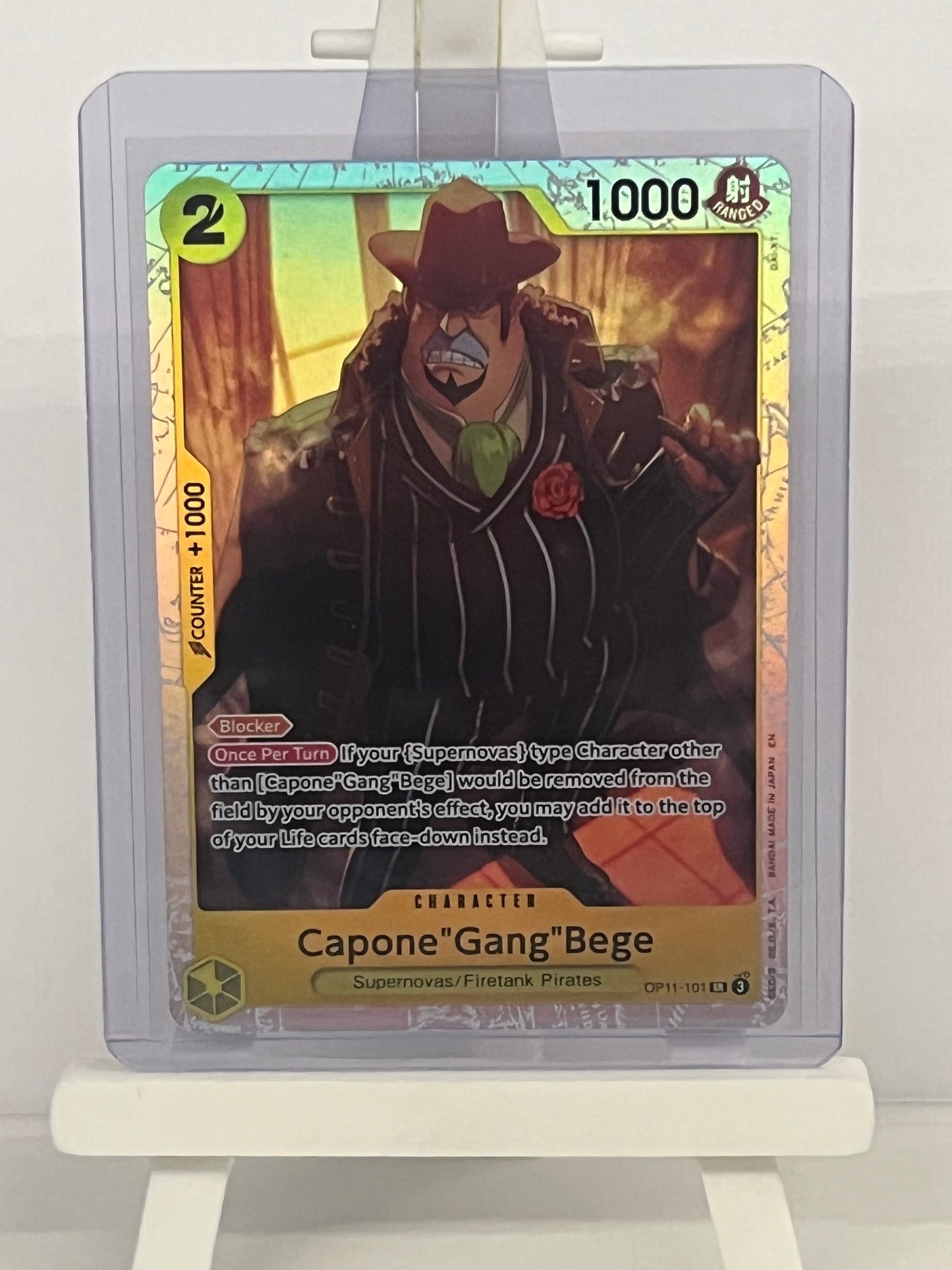 One Piece TCG - Capone "Gang" Bege OP11-101 A fist of Divine Speed - English