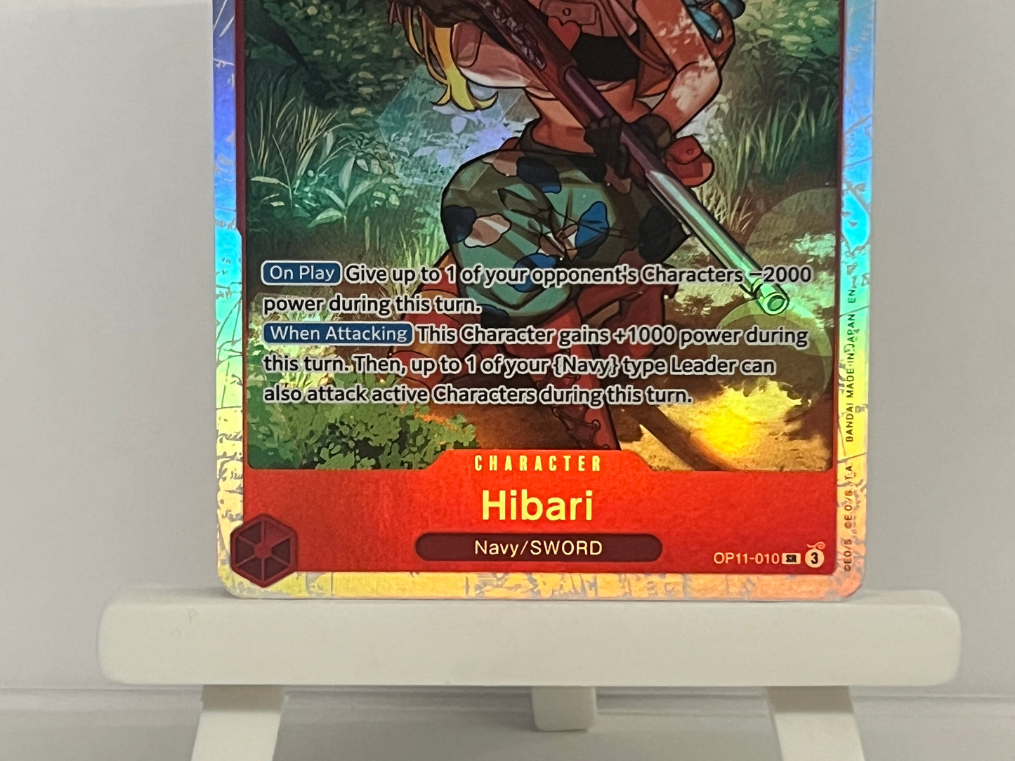 One Piece TCG - Hibari OP11-010 A Fist of Divine Speed - English
