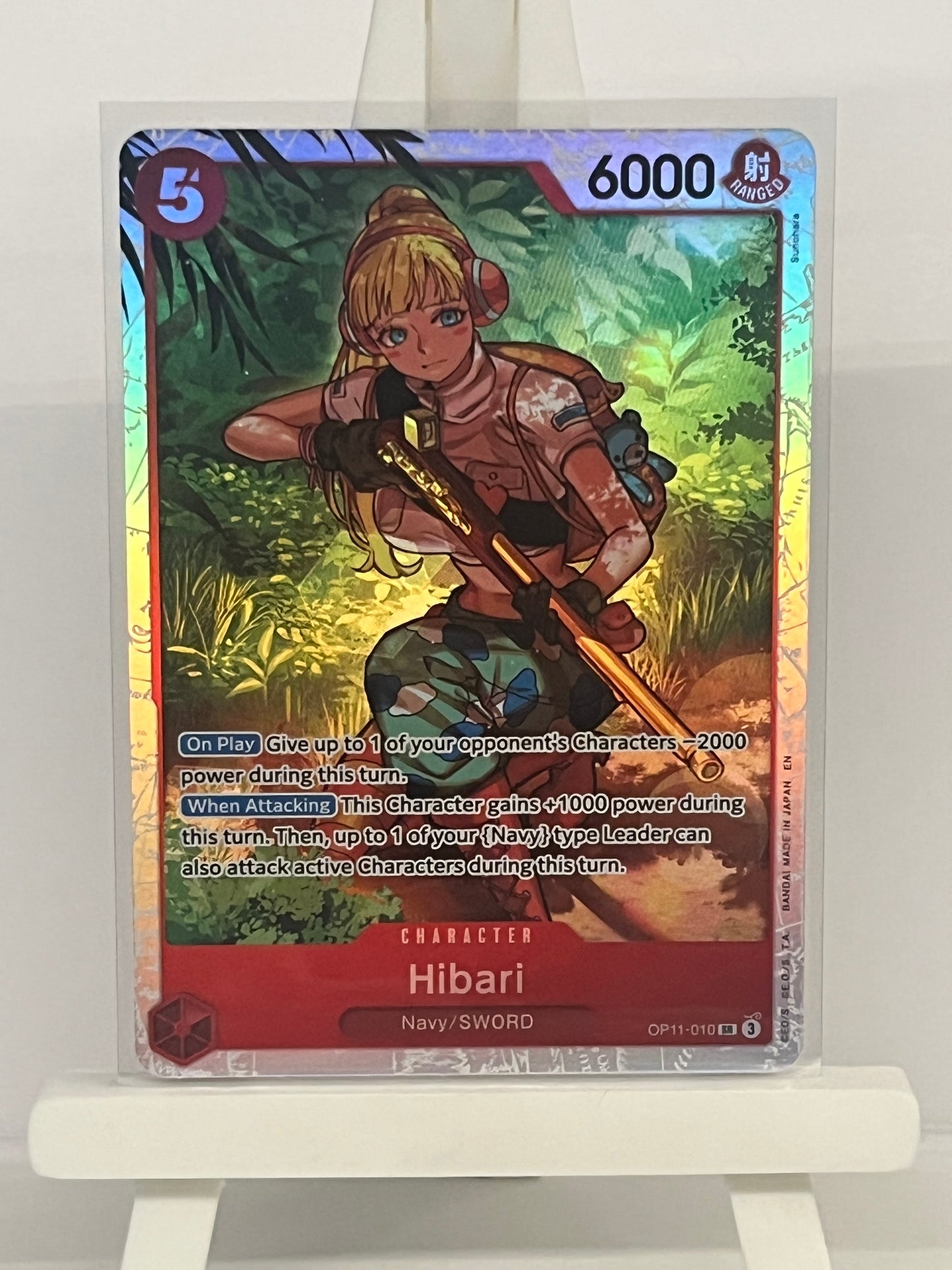 One Piece TCG - Hibari OP11-010 A Fist of Divine Speed - English