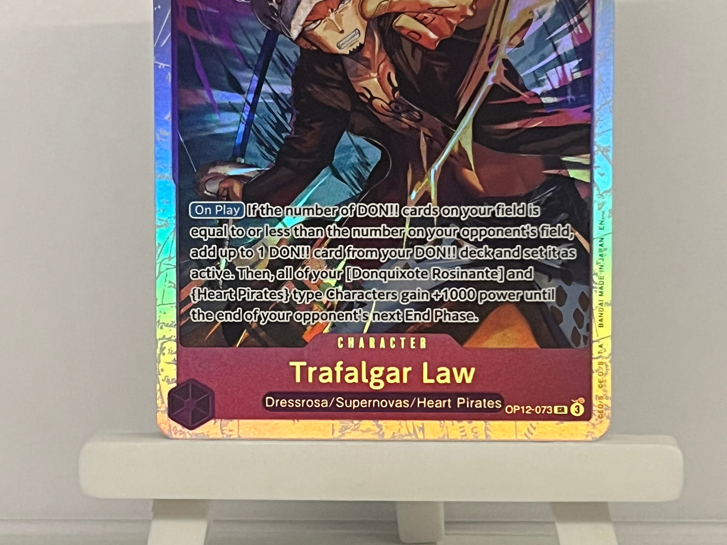 One Piece TCG - Trafalgar Law OP12-073 Glory of the Master - English