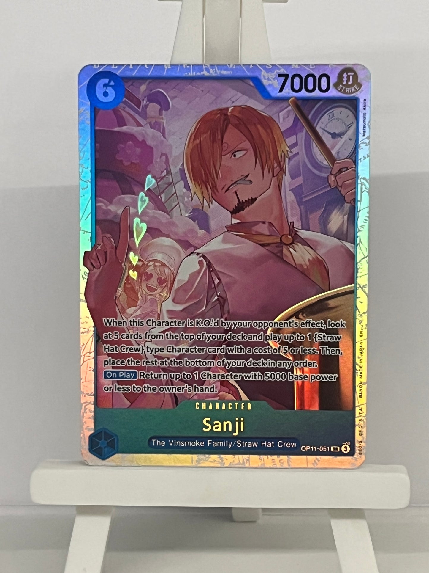 One Piece TCG - Sanji OP11-051 A Fist of Divine Speed - English