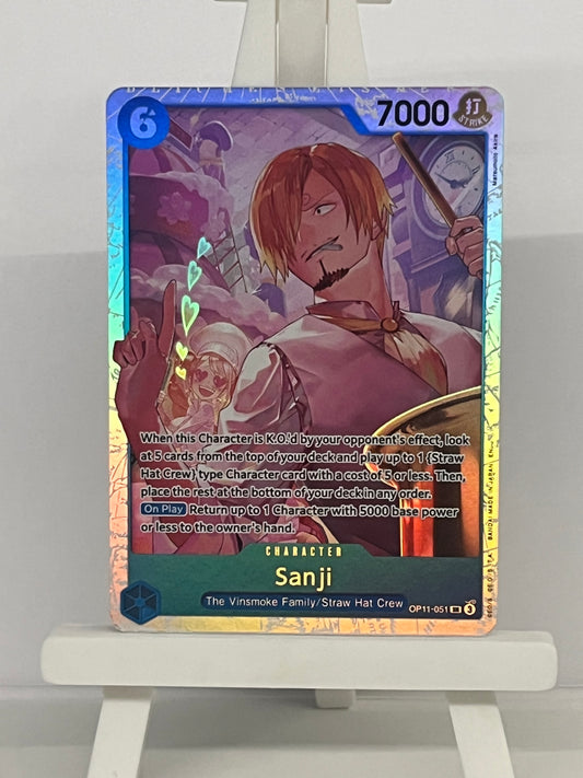 One Piece TCG - Sanji OP11-051 A Fist of Divine Speed - English