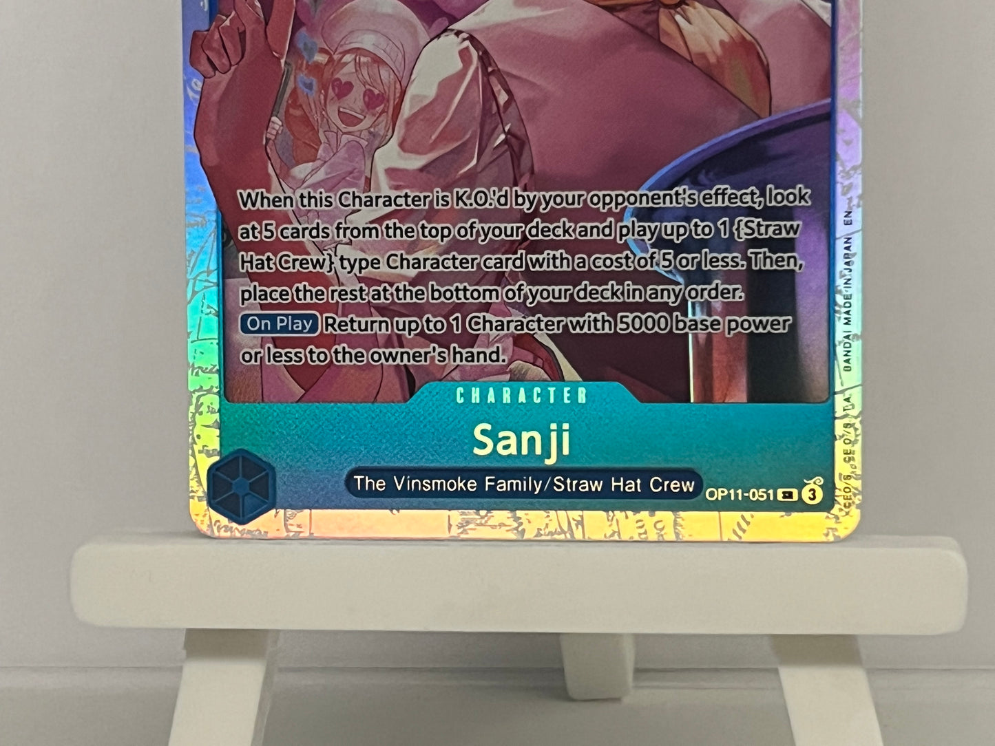 One Piece TCG - Sanji OP11-051 A Fist of Divine Speed - English
