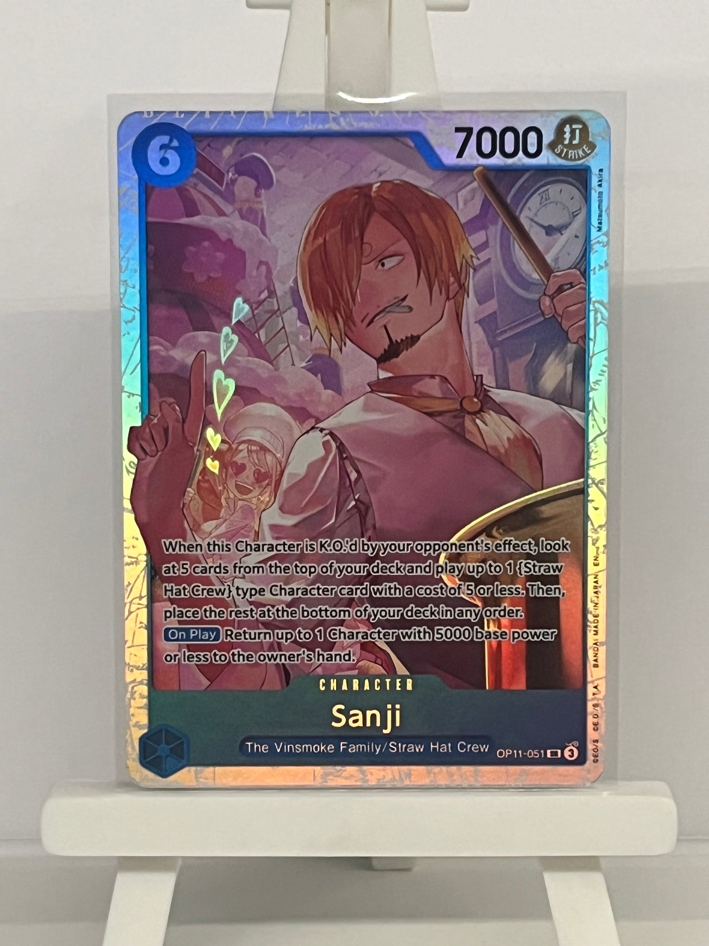 One Piece TCG - Sanji OP11-051 A Fist of Divine Speed - English