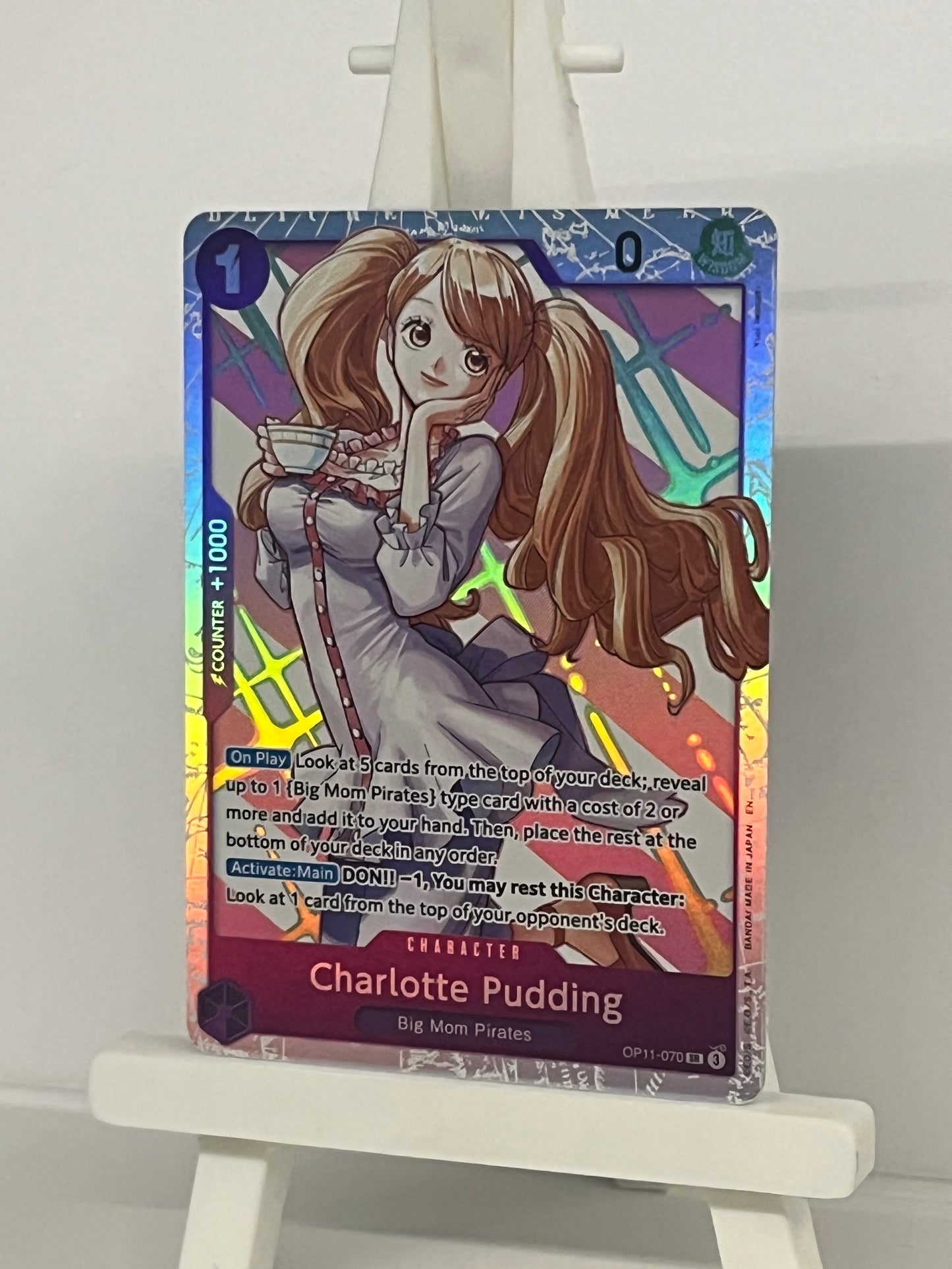 One Piece TCG - Charlotte Pudding OP11-070 A Fist of Divine Speed - English