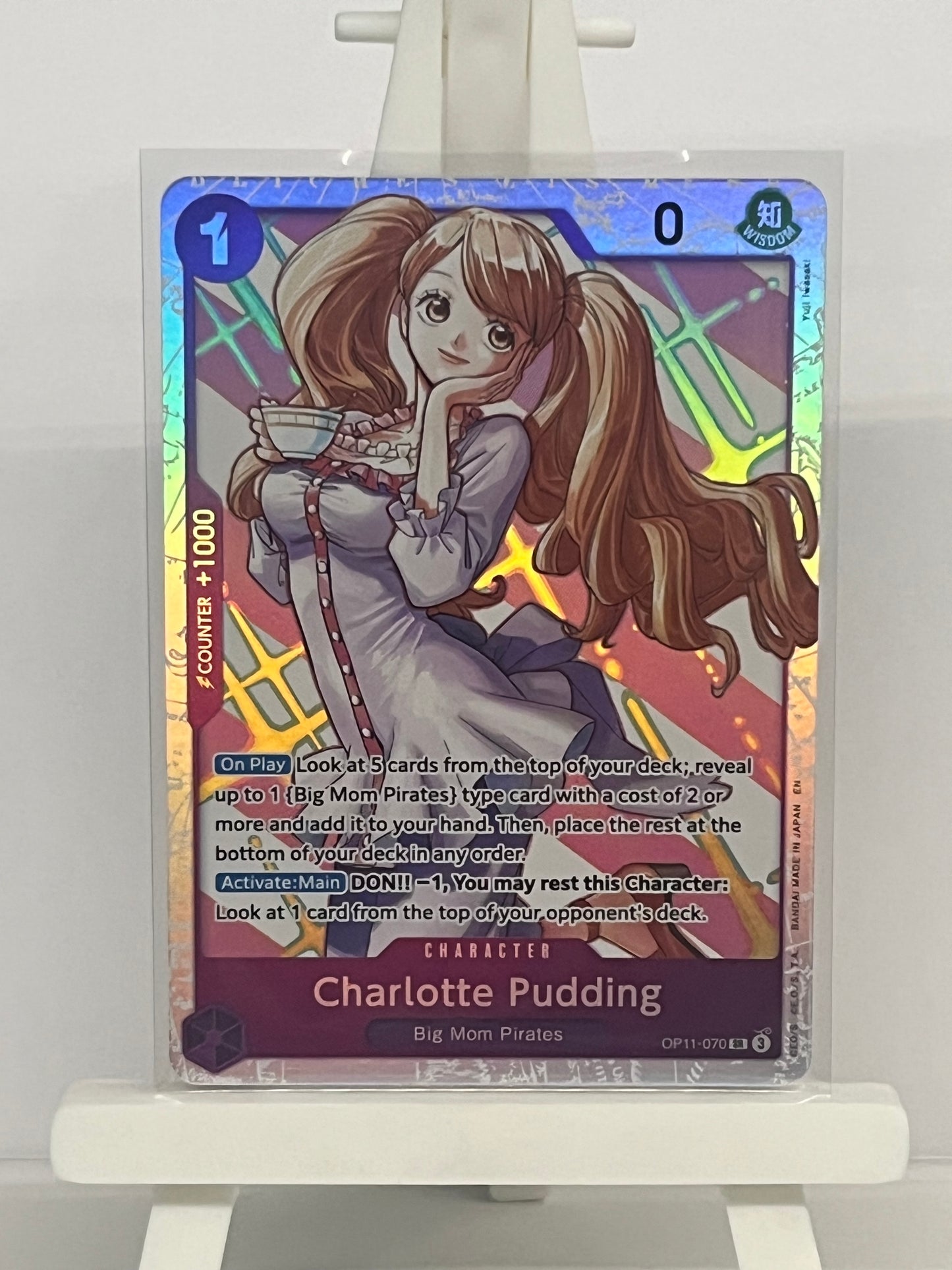 One Piece TCG - Charlotte Pudding OP11-070 A Fist of Divine Speed - English