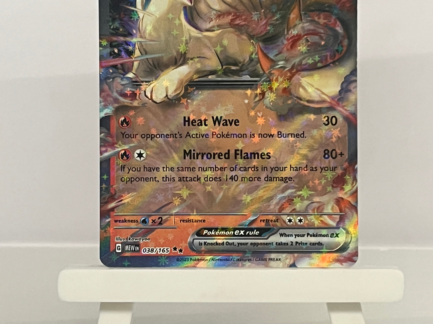 Pokémon TCG - Ninetales EX 038/165 MEW 151 - English